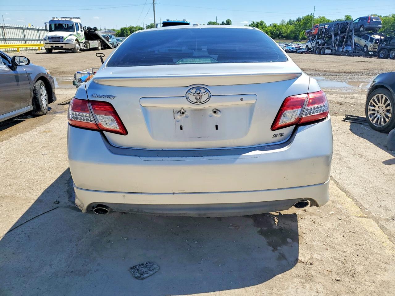 2011 Toyota Camry Se Silver vin: 4T1BF3EK4BU173482