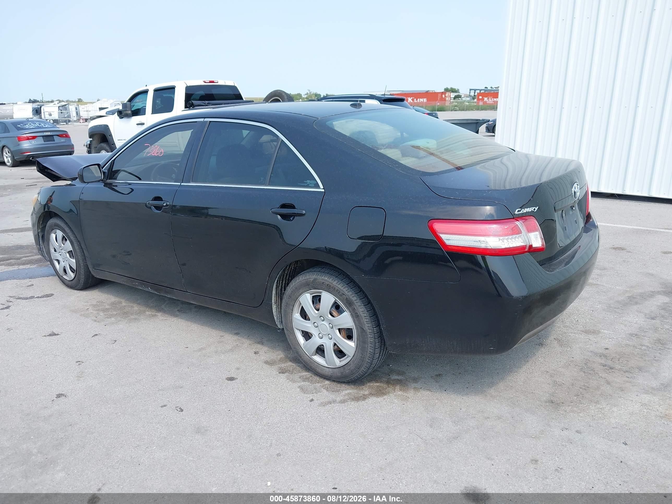 2011 Toyota Camry Le Black vin: 4T1BF3EK4BU184000