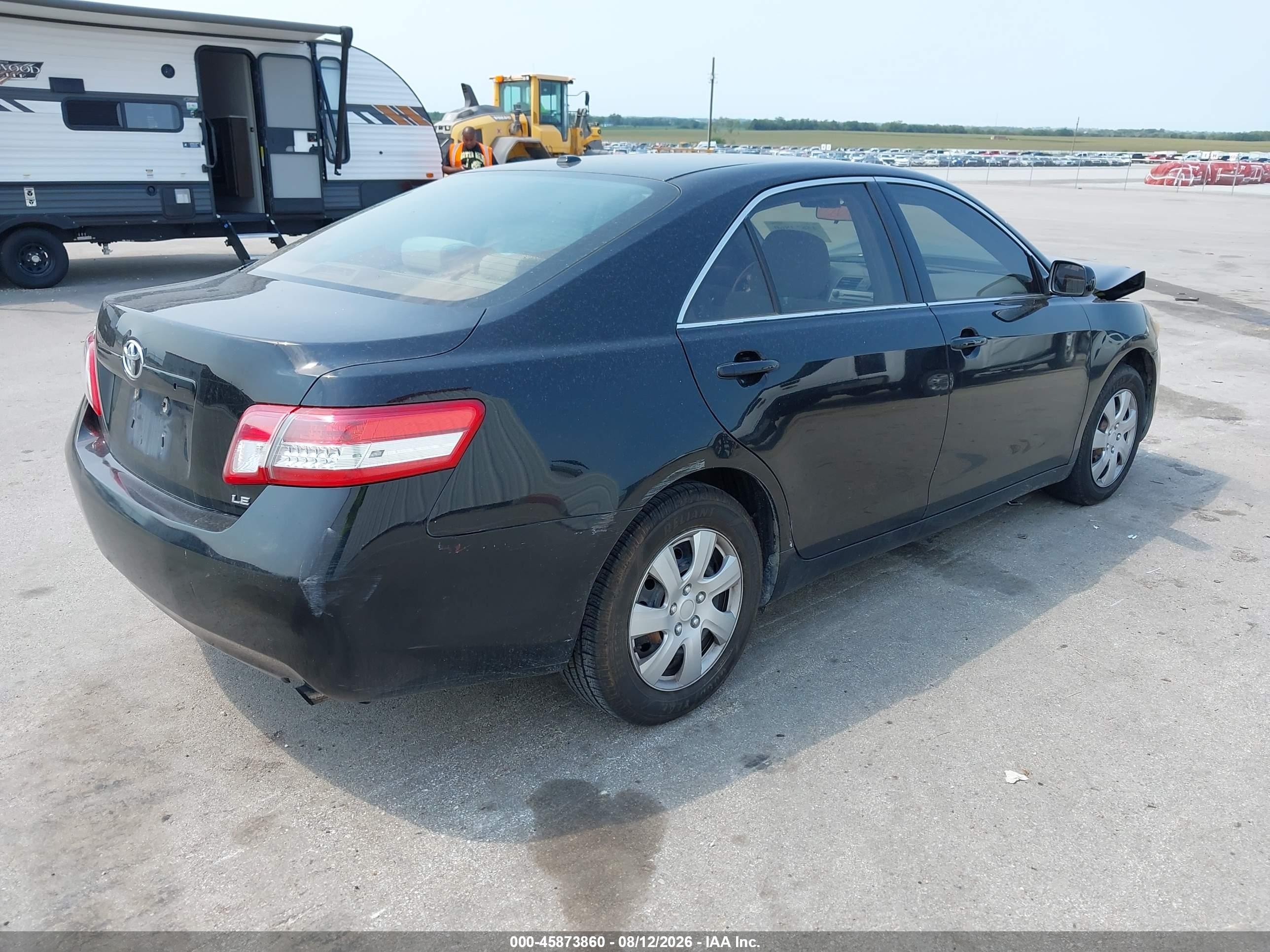 2011 Toyota Camry Le Black vin: 4T1BF3EK4BU184000