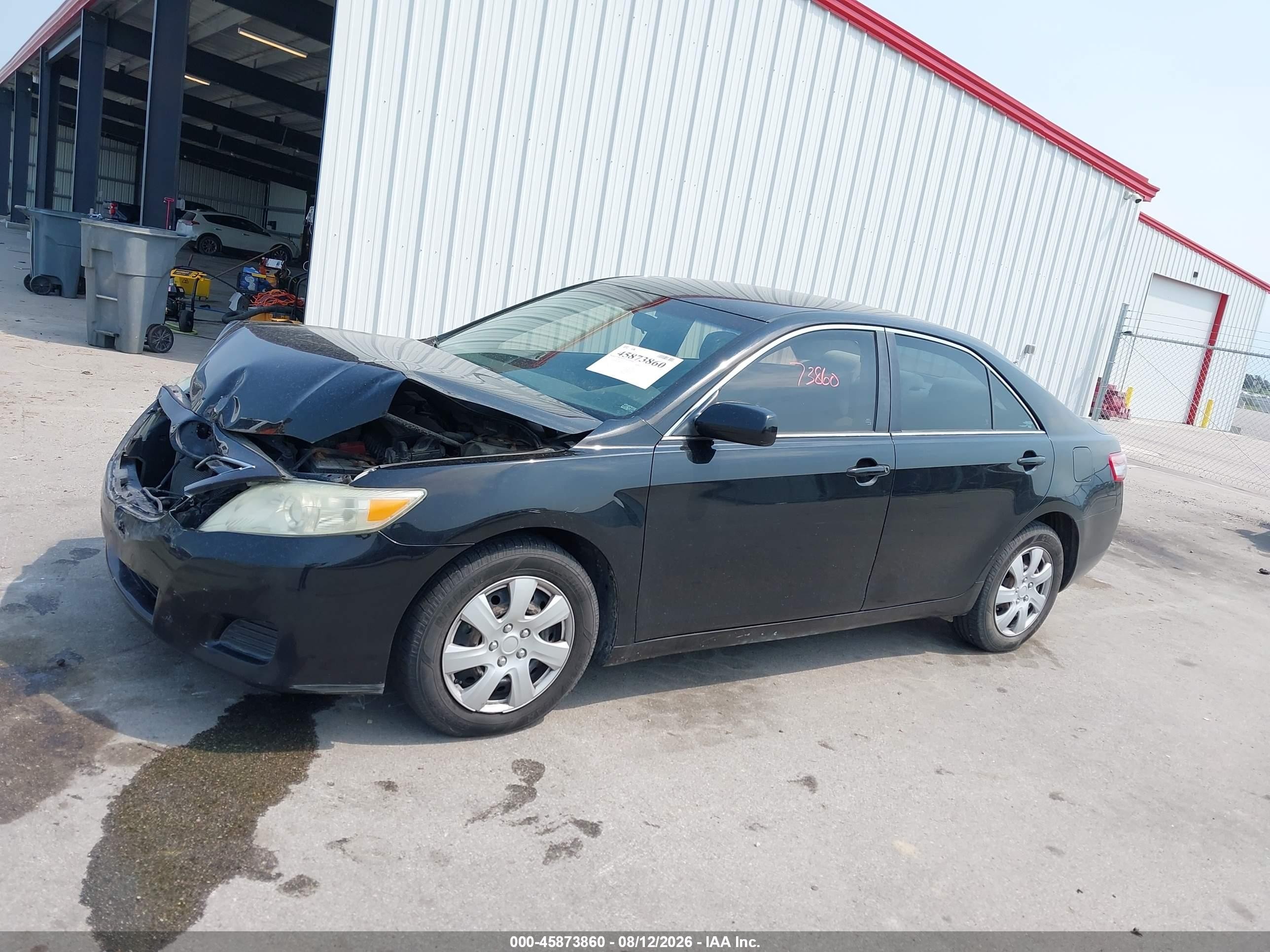 2011 Toyota Camry Le Black vin: 4T1BF3EK4BU184000
