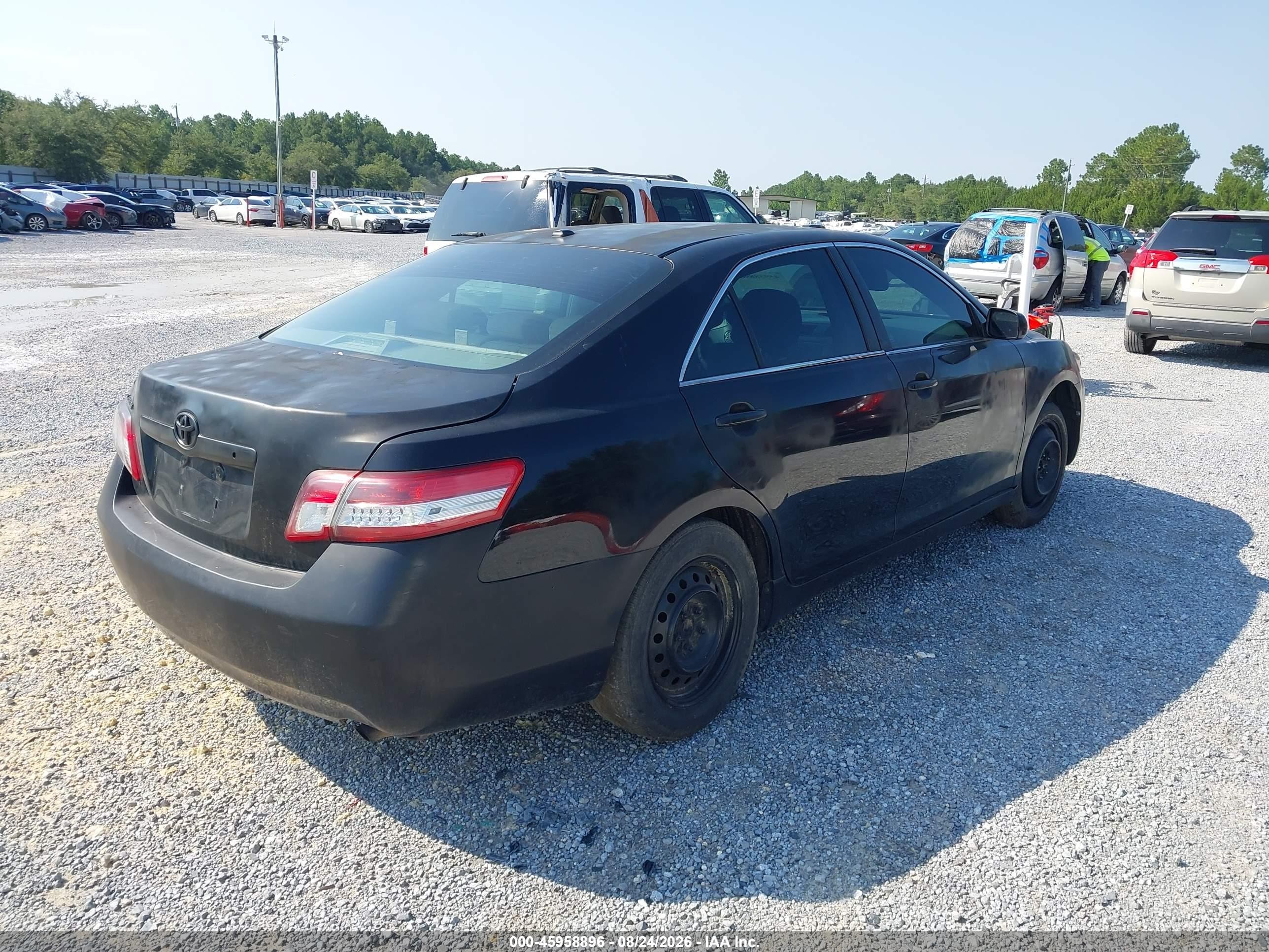 2011 Toyota Camry   Black vin: 4T1BF3EK4BU190721