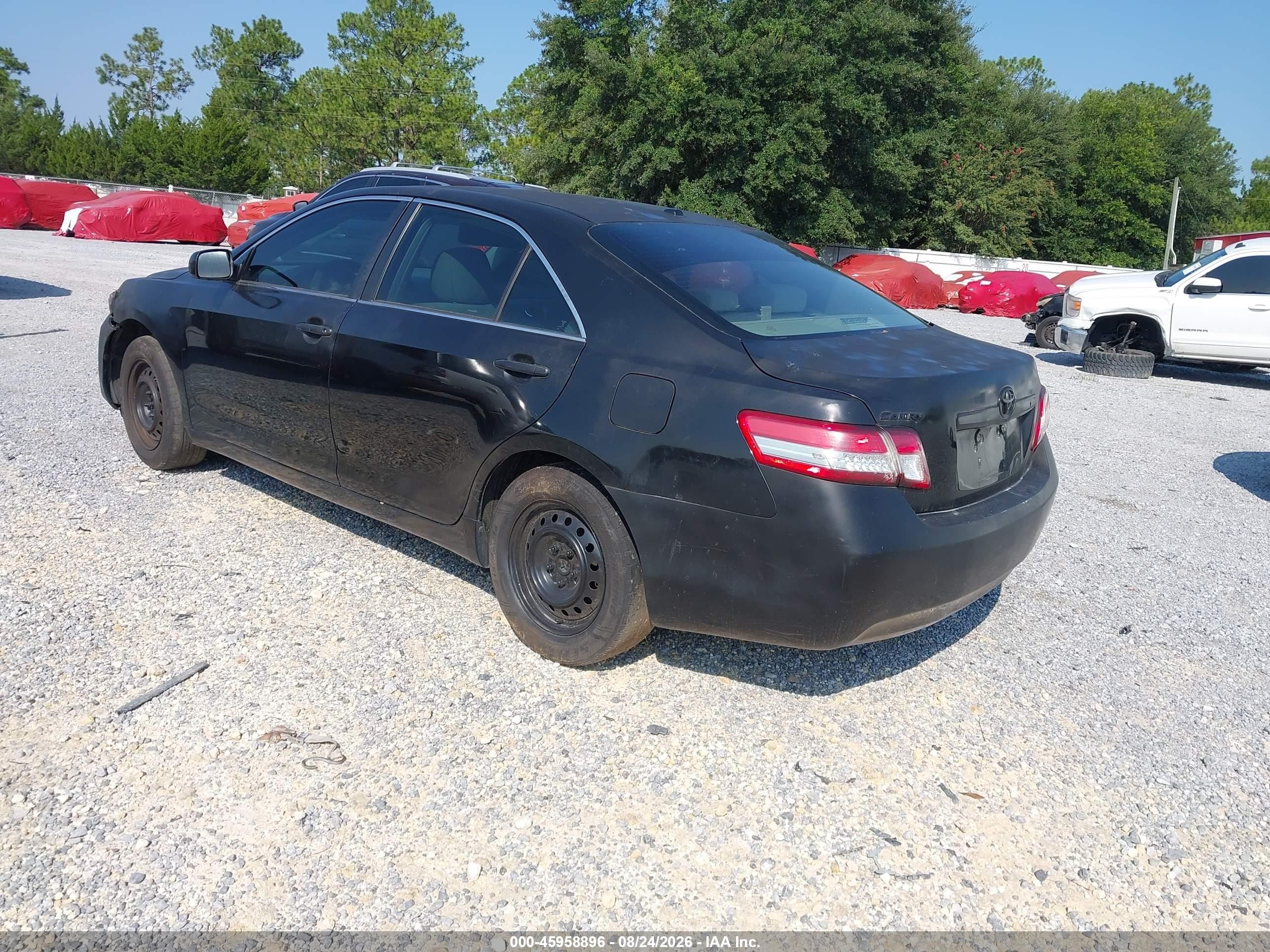 2011 Toyota Camry   Black vin: 4T1BF3EK4BU190721