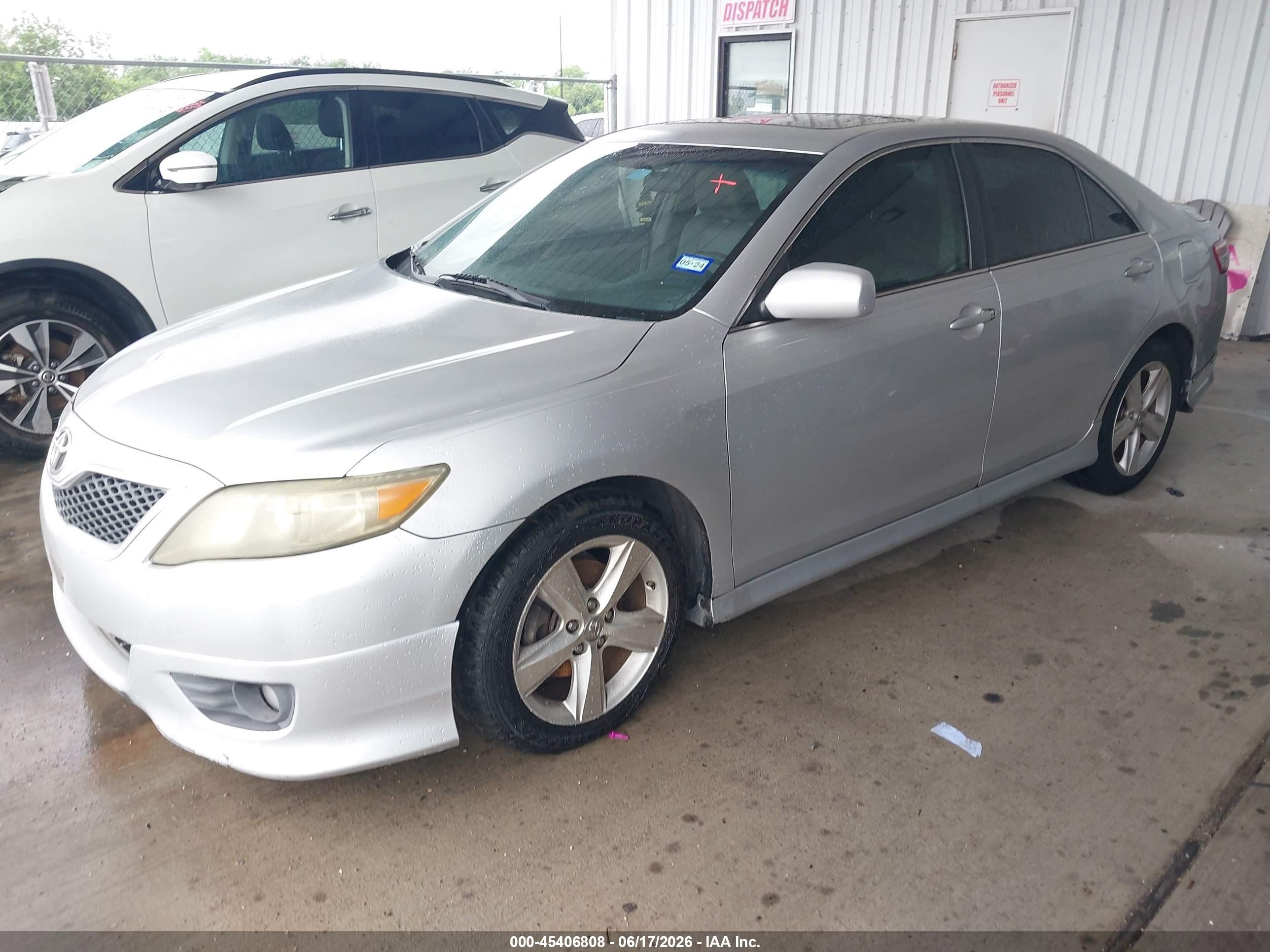 2011 Toyota Camry Se Серый vin: 4T1BF3EK4BU198592