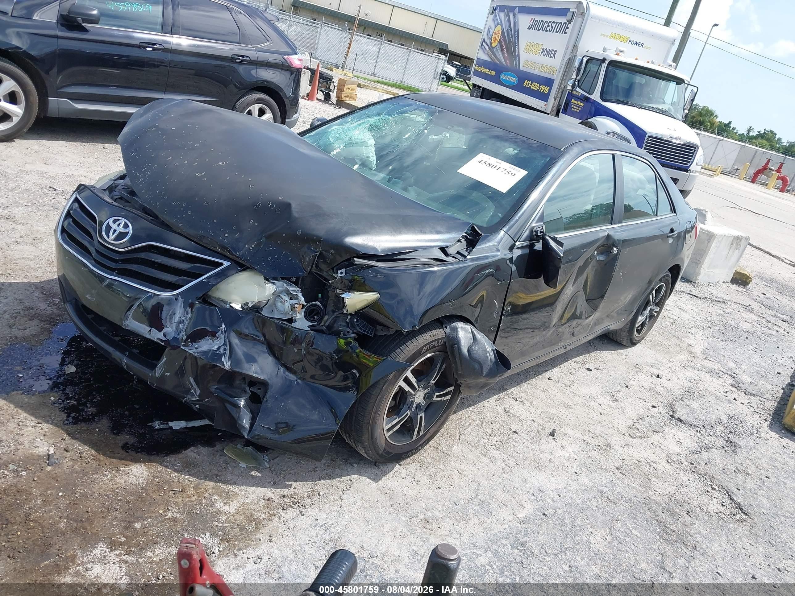 2011 Toyota Camry Black vin: 4T1BF3EK4BU200972