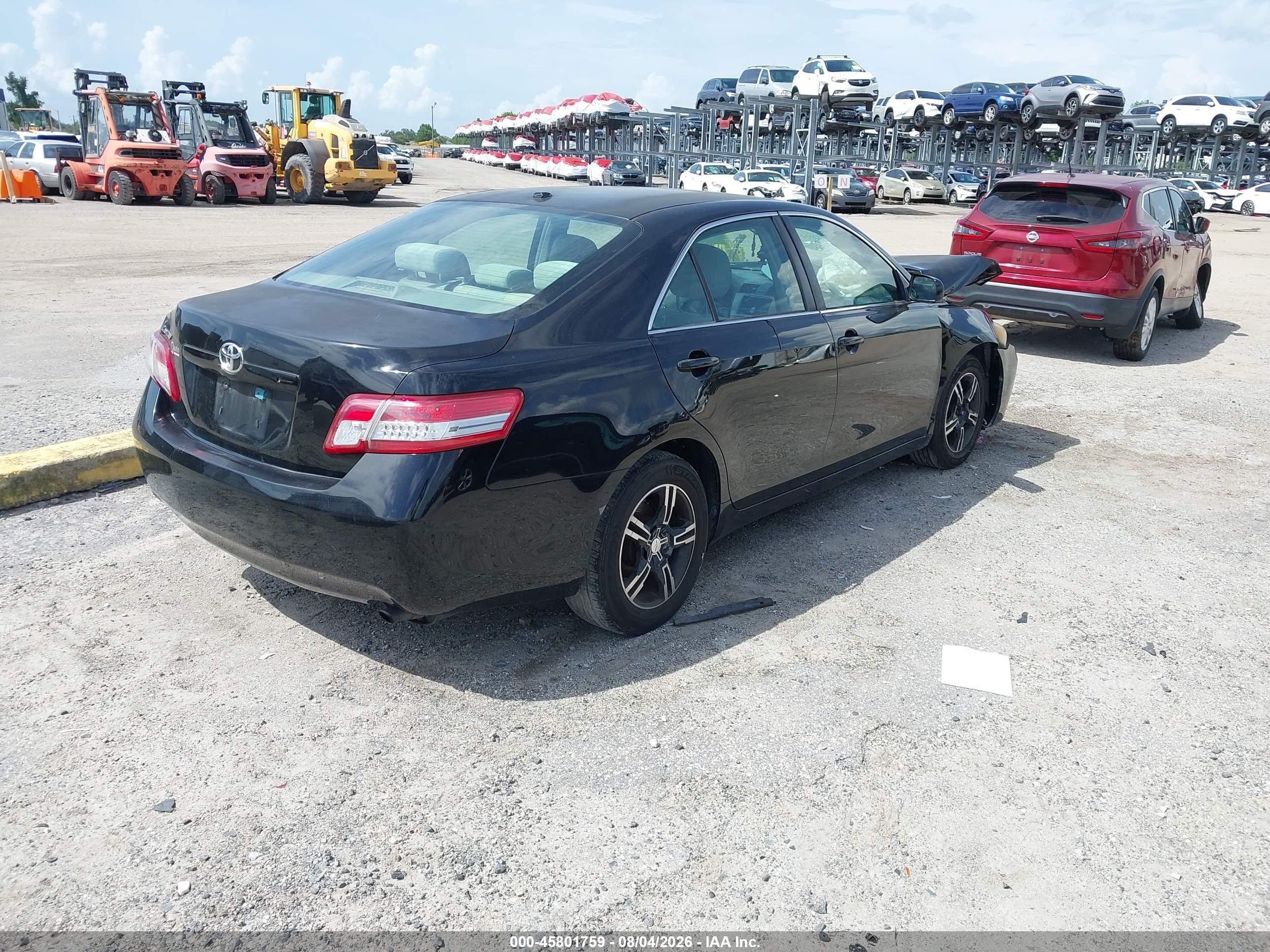 2011 Toyota Camry Black vin: 4T1BF3EK4BU200972