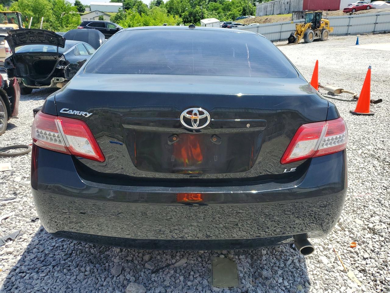 2011 Toyota Camry Le Черный vin: 4T1BF3EK4BU207243