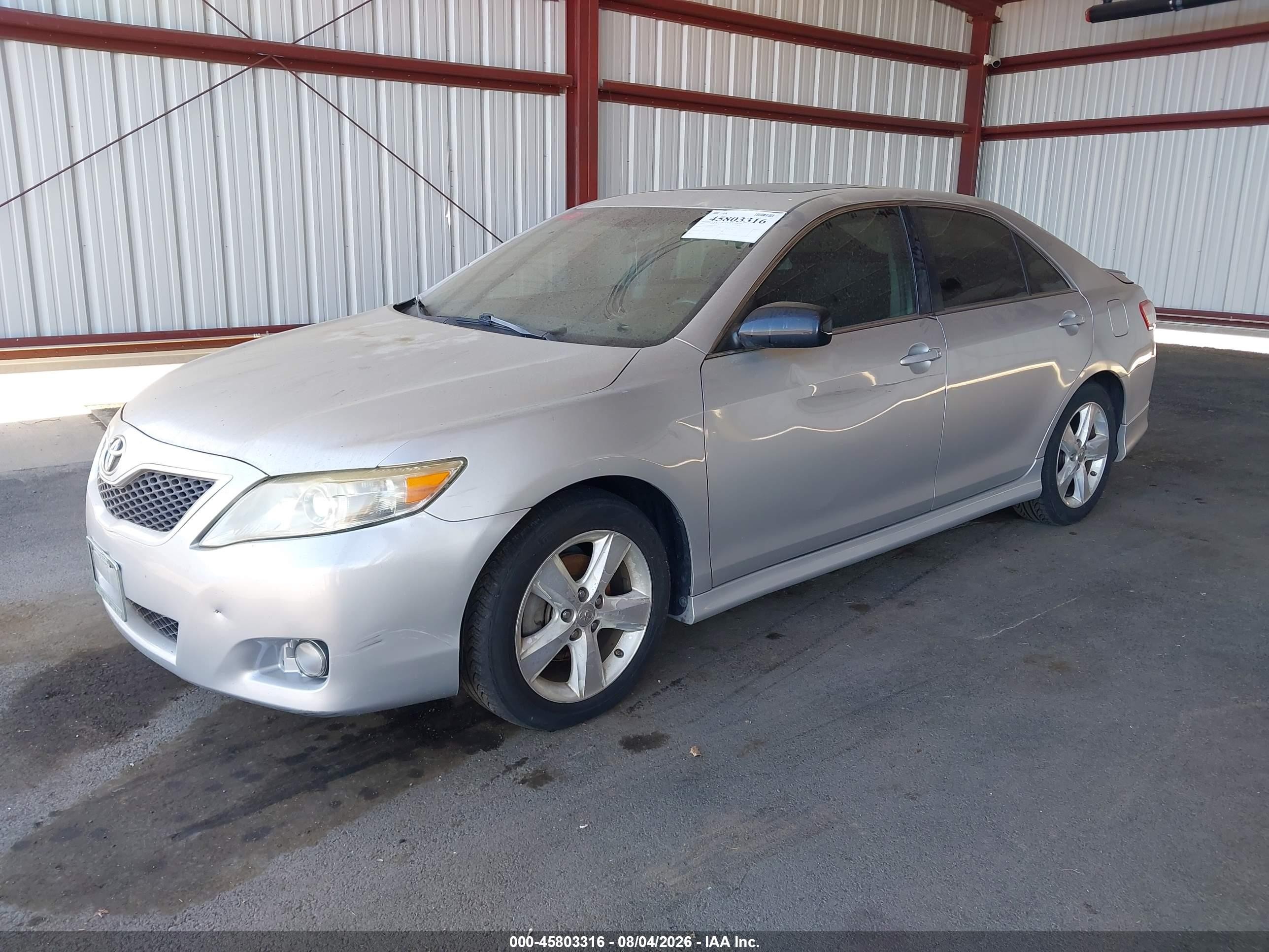 2011 Toyota Camry Se Silver vin: 4T1BF3EK4BU222177