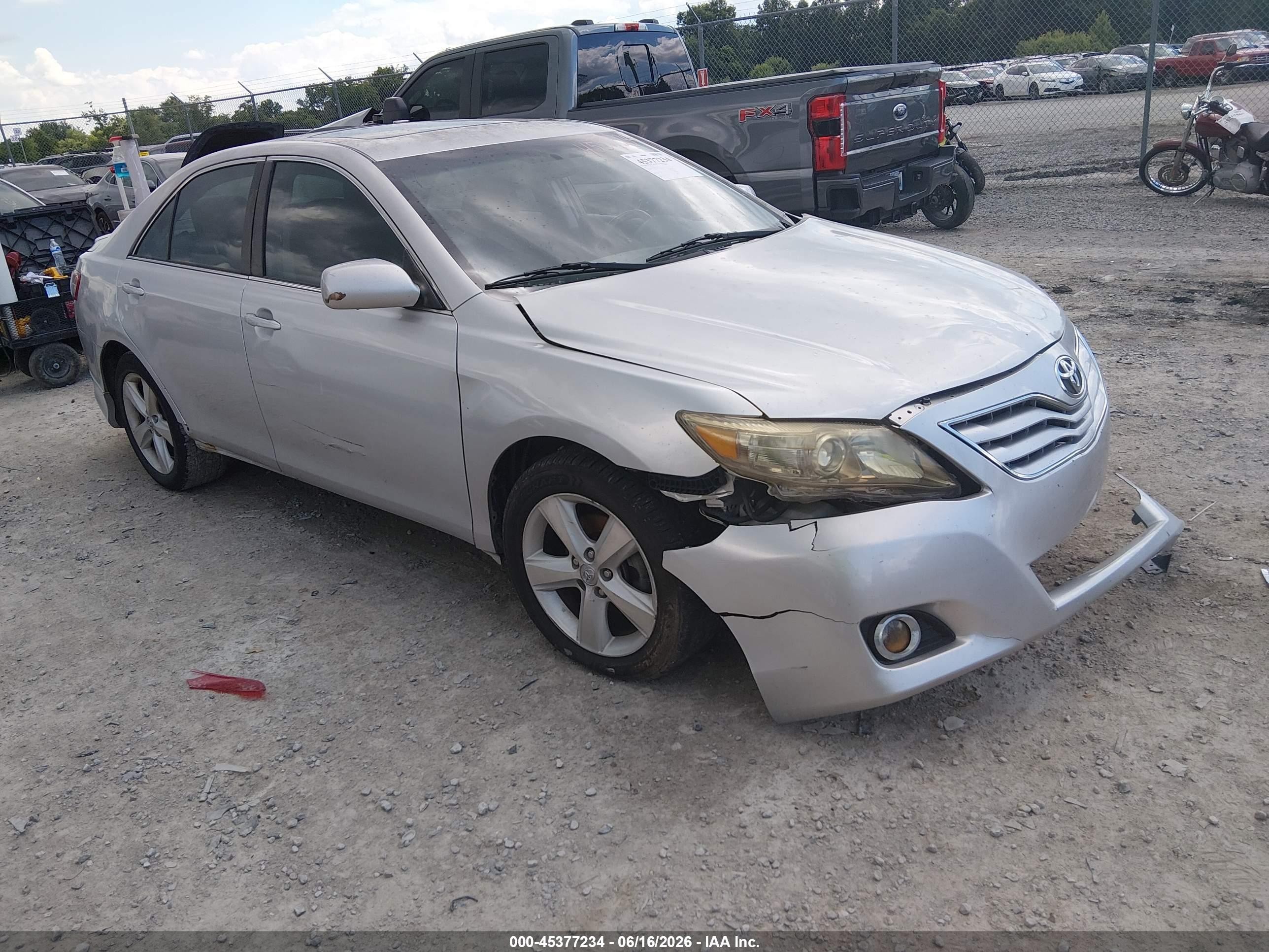 2011 Toyota Camry Se Silver vin: 4T1BF3EK4BU231378