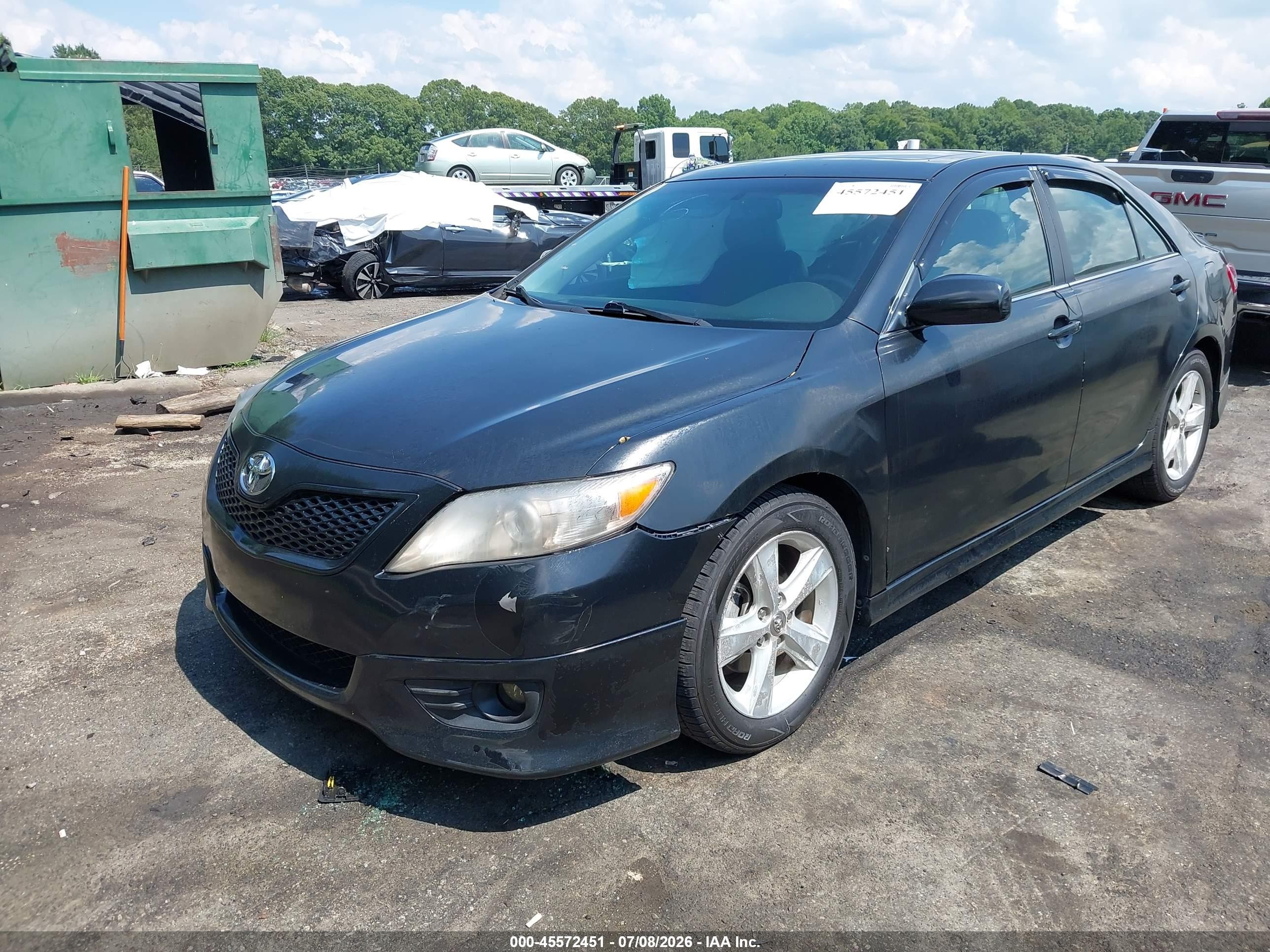 2011 Toyota Camry Se Black vin: 4T1BF3EK4BU231736