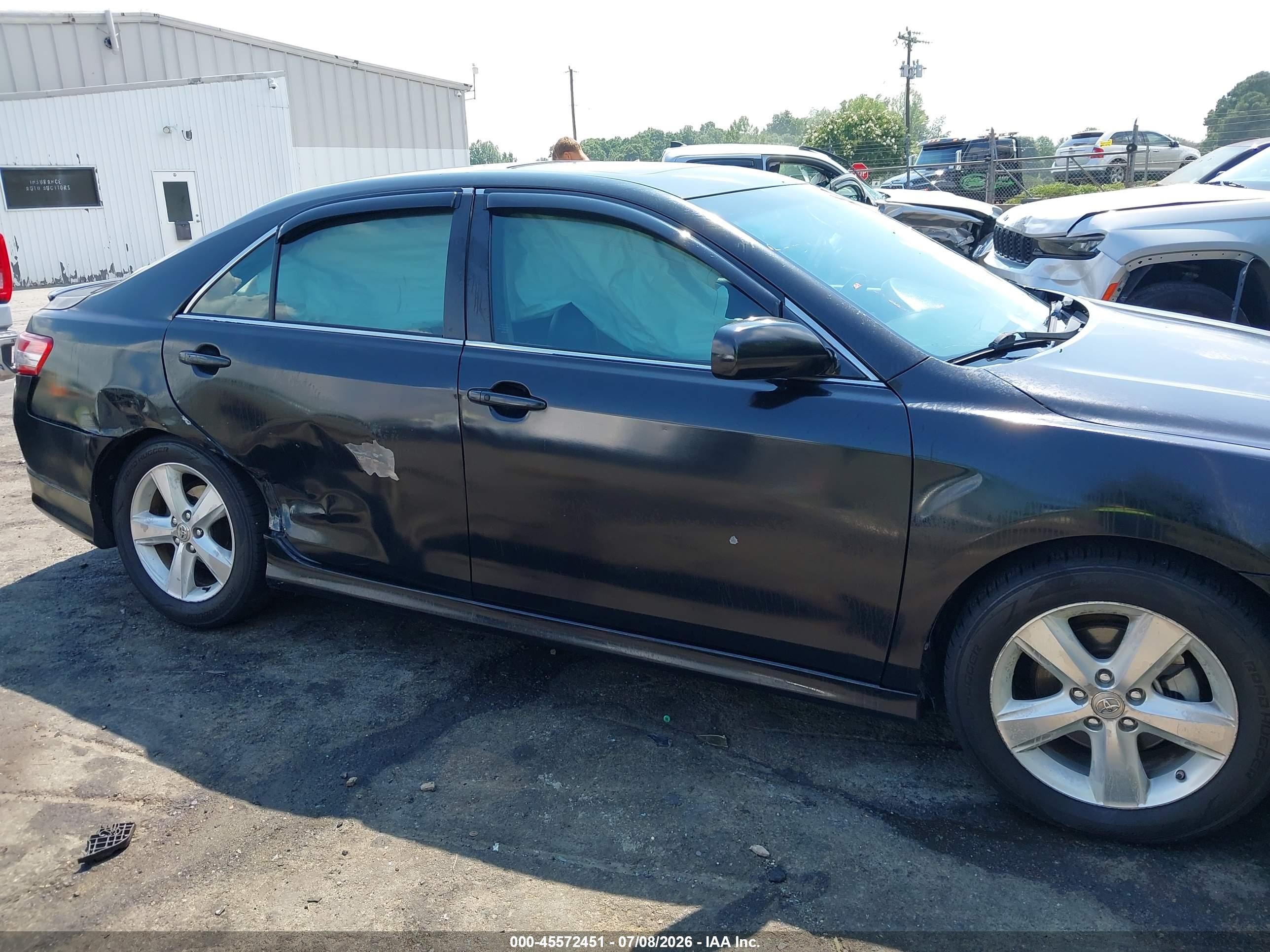 2011 Toyota Camry Se Black vin: 4T1BF3EK4BU231736