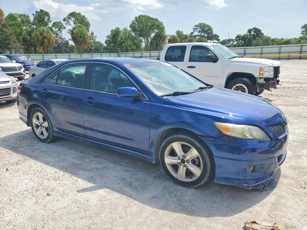 2011 Toyota Camry Se Синий vin: 4T1BF3EK4BU582727