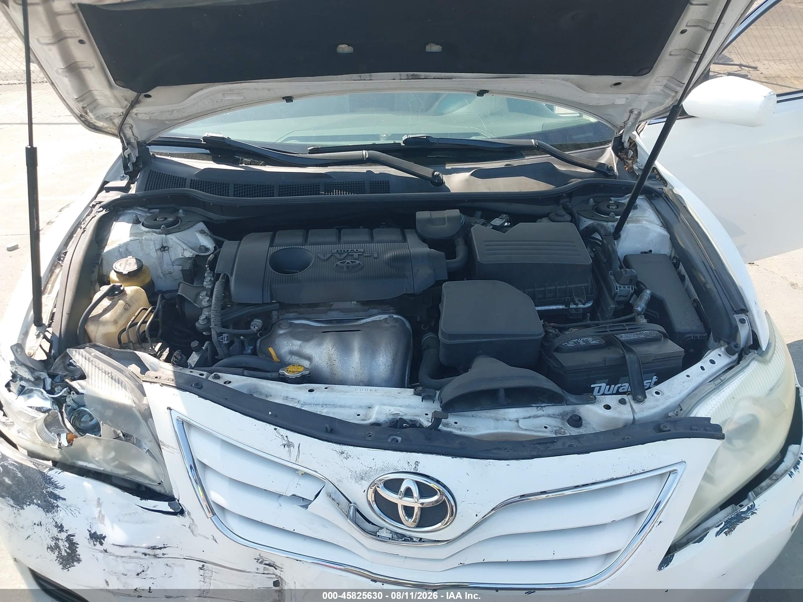 2011 Toyota Camry Le White vin: 4T1BF3EK4BU615497