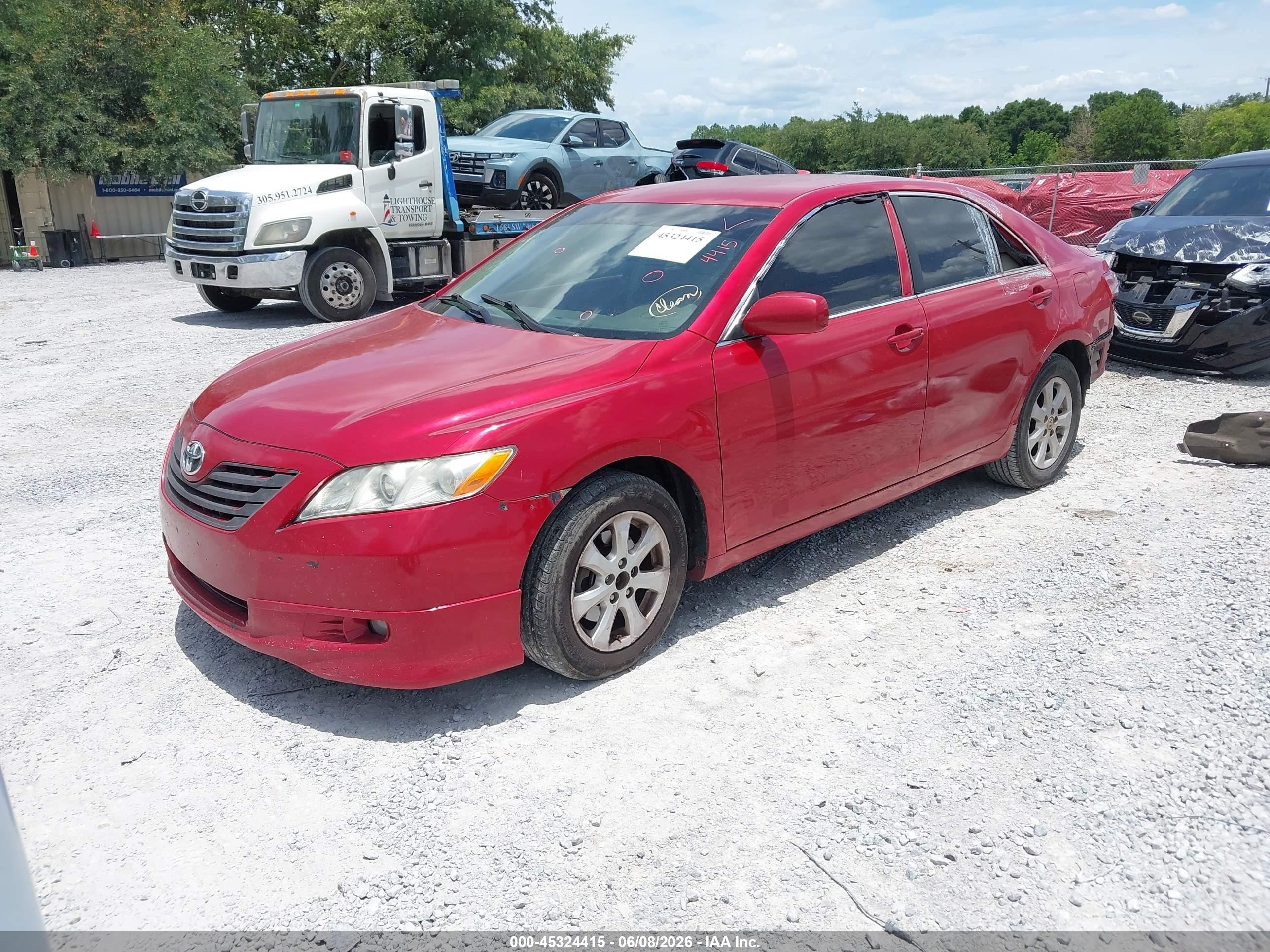 2011 Toyota Camry Le Red vin: 4T1BF3EK4BU622224