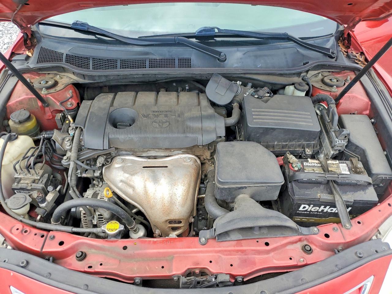 2011 Toyota Camry Le Red vin: 4T1BF3EK4BU622708
