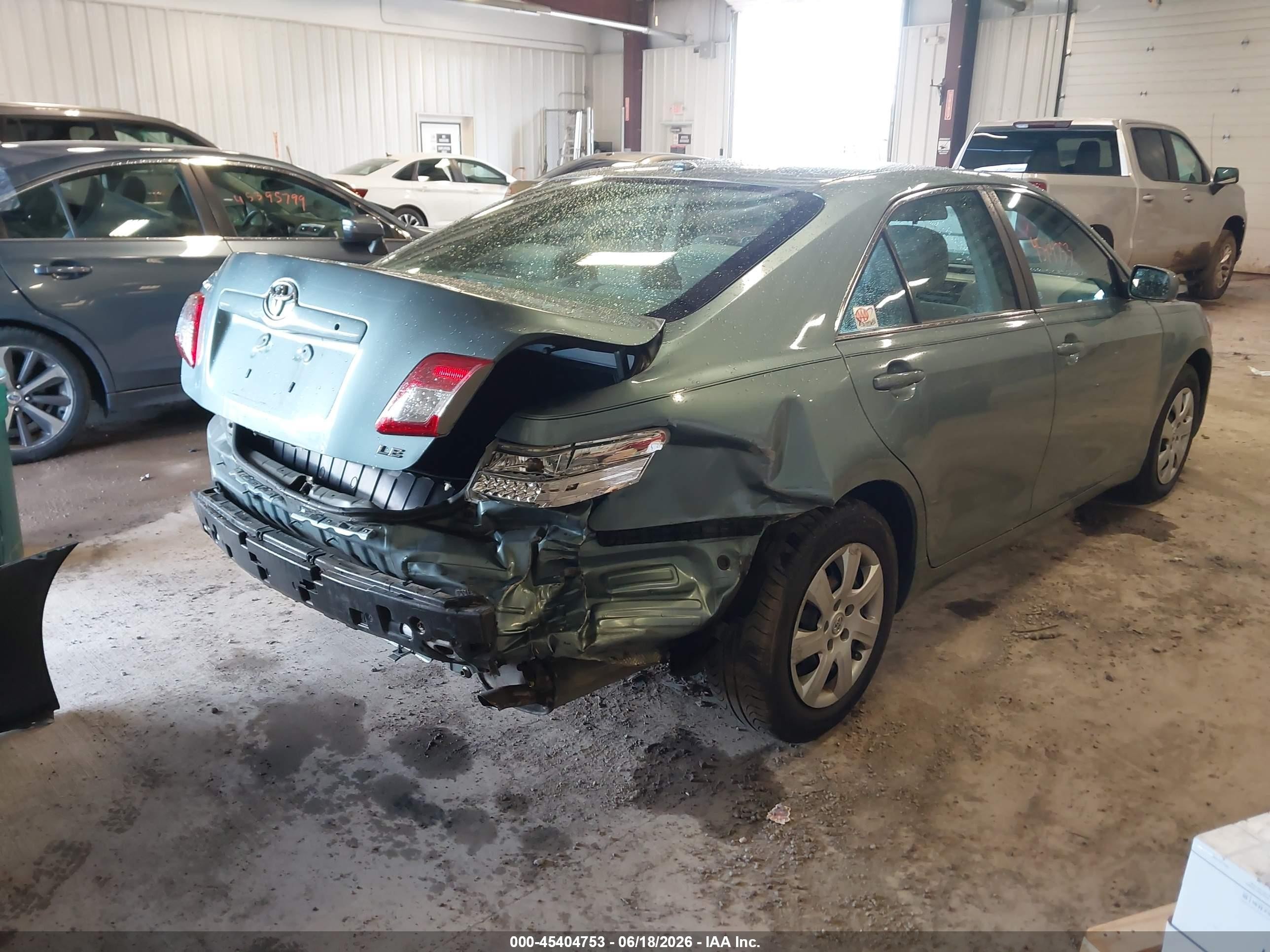 2011 Toyota Camry Le Blue vin: 4T1BF3EK4BU646099