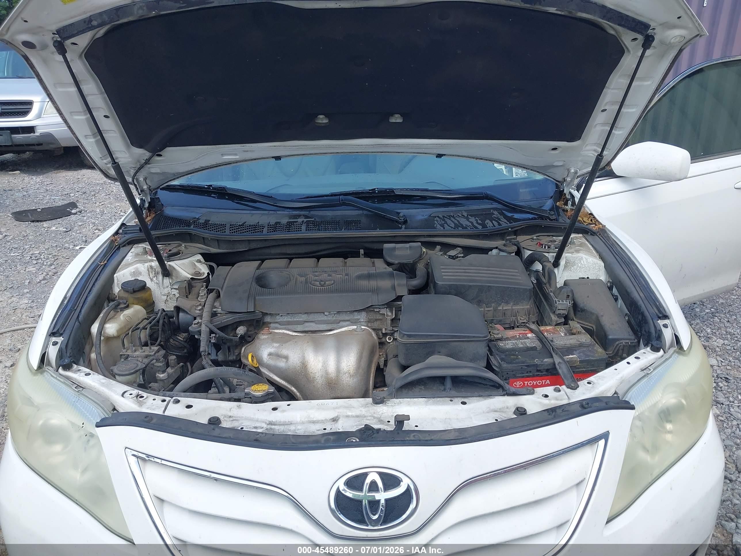 2011 Toyota Camry Le White vin: 4T1BF3EK4BU653022
