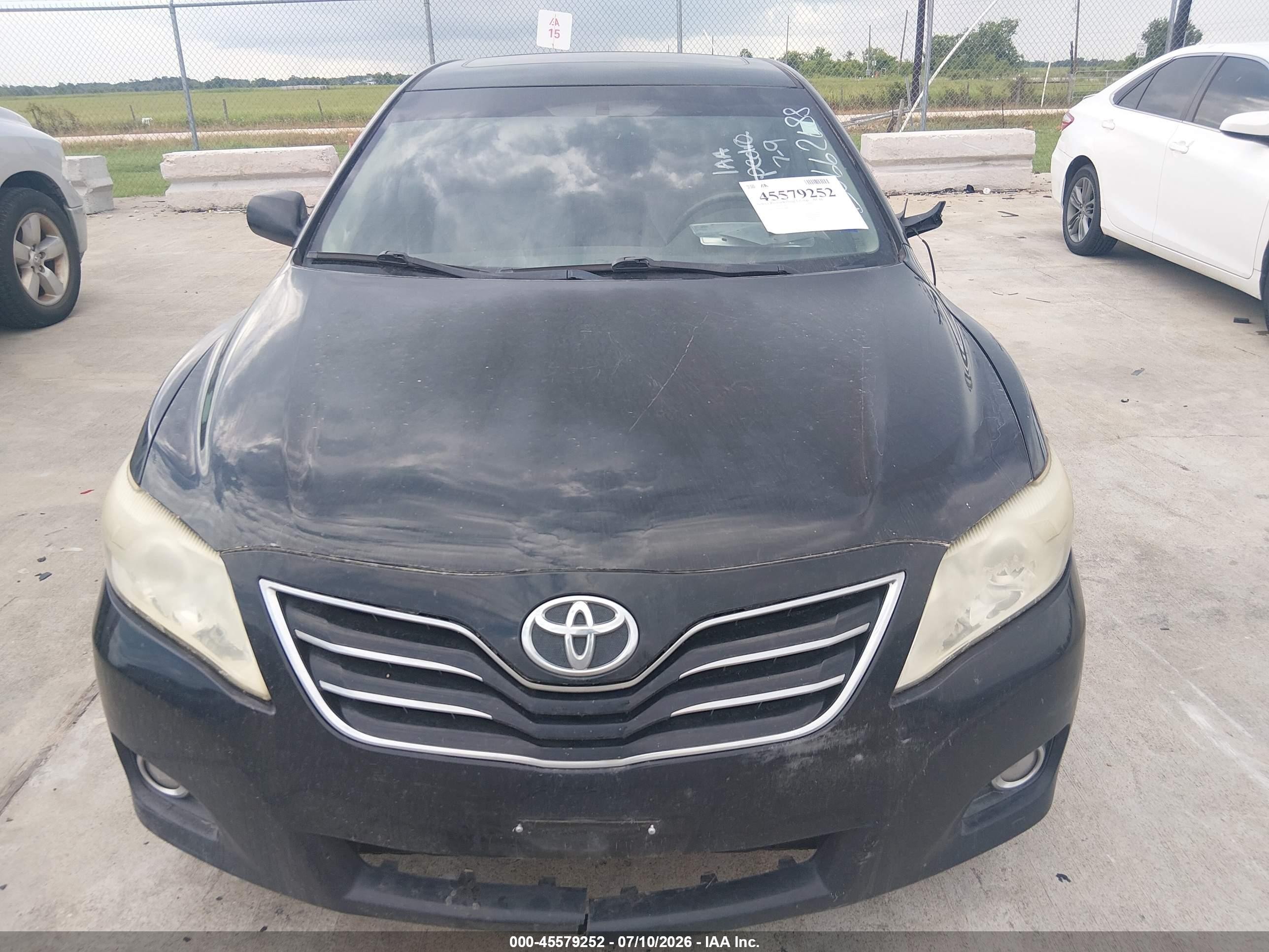 2011 Toyota Camry Xle Black vin: 4T1BF3EK4BU662688