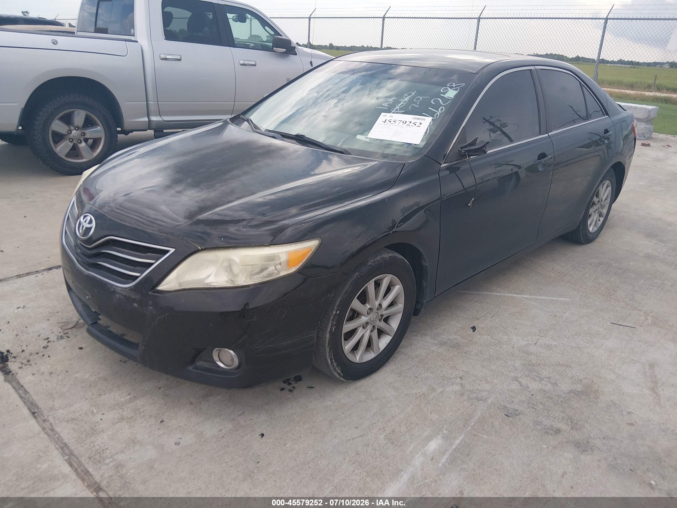 2011 Toyota Camry Xle Black vin: 4T1BF3EK4BU662688