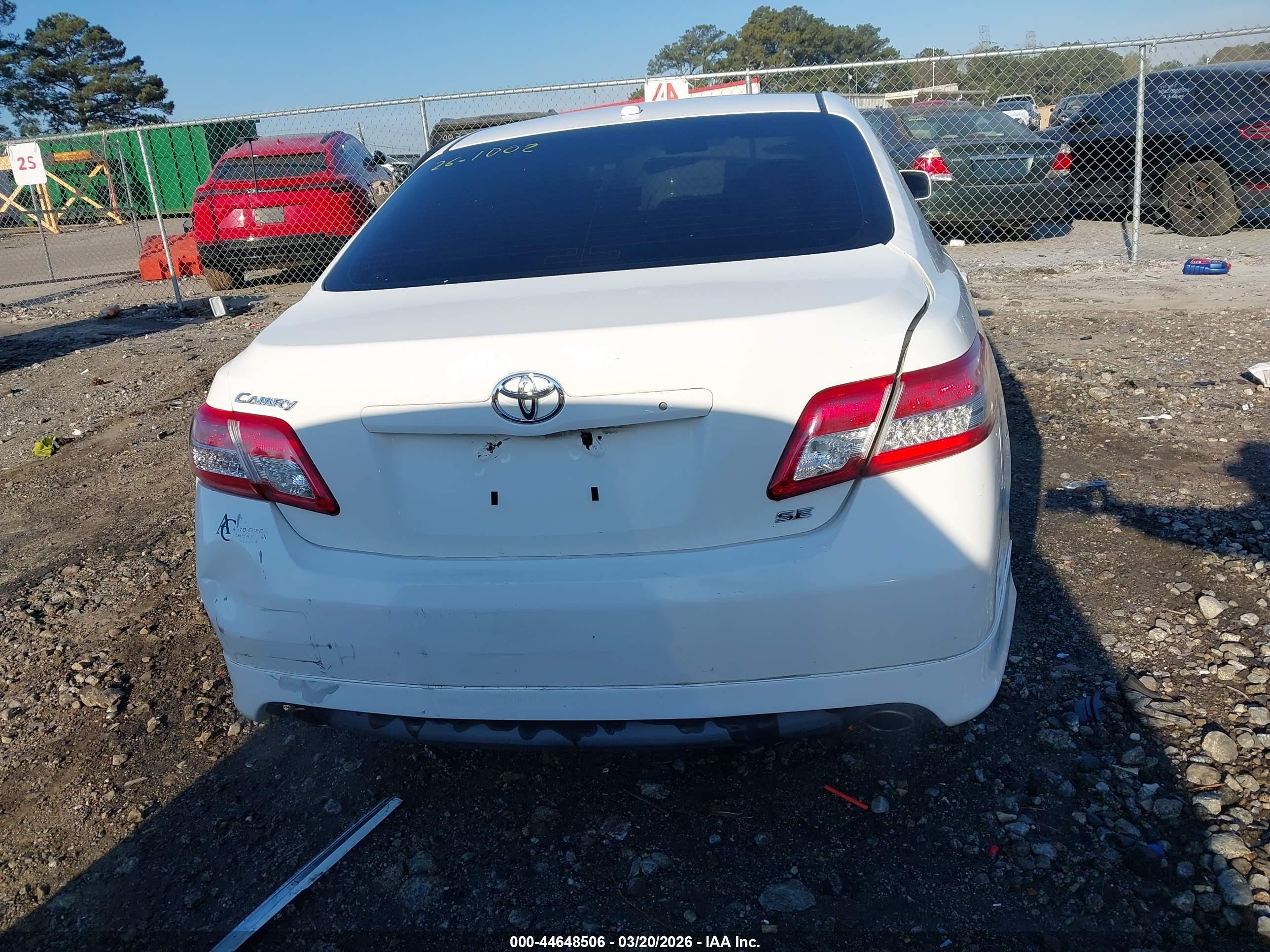 2011 Toyota Camry Se Black vin: 4T1BF3EK4BU681242