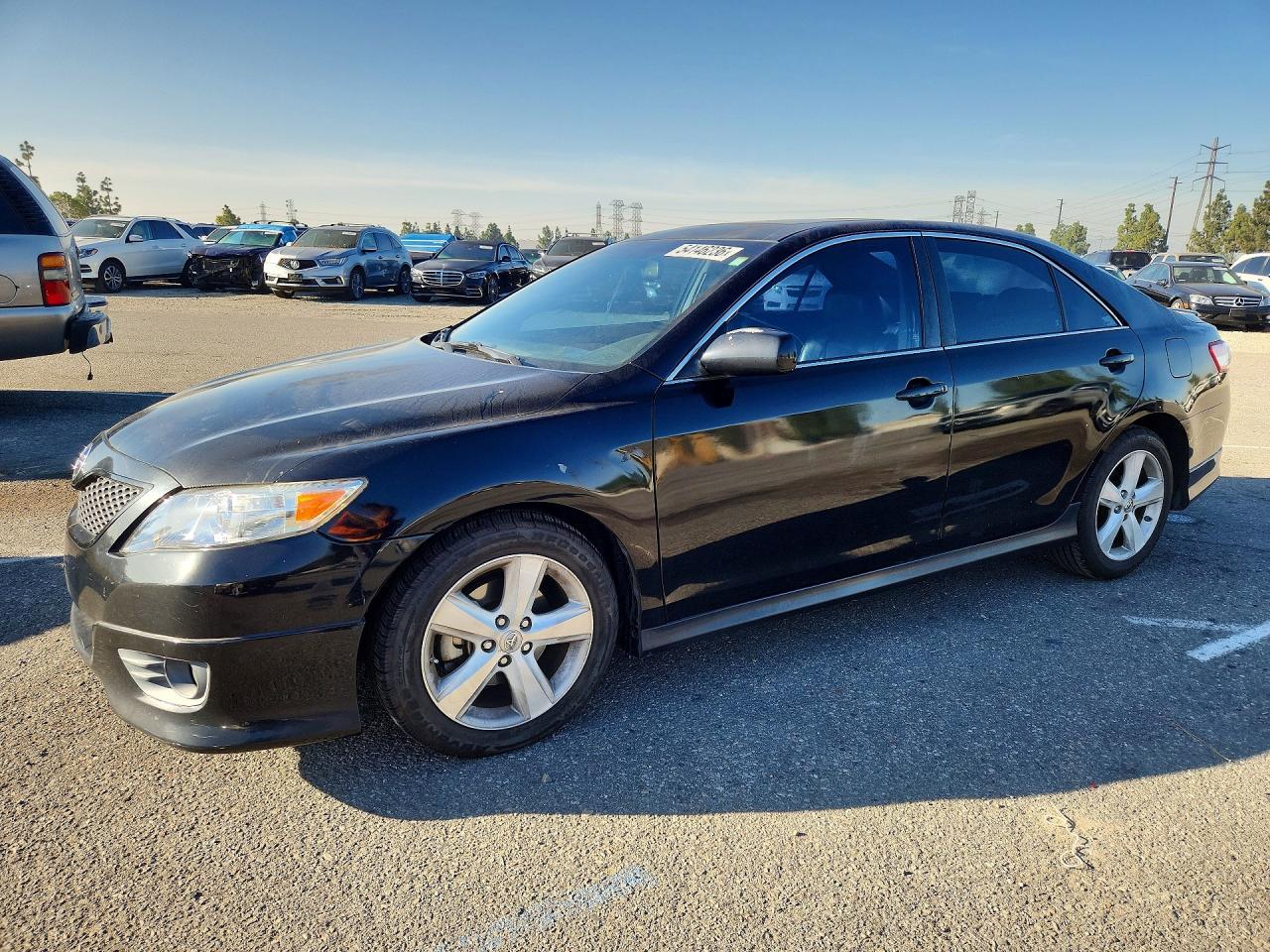 2011 Toyota Camry Se Black vin: 4T1BF3EK4BU694850
