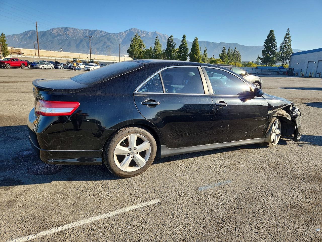 2011 Toyota Camry Se Black vin: 4T1BF3EK4BU694850