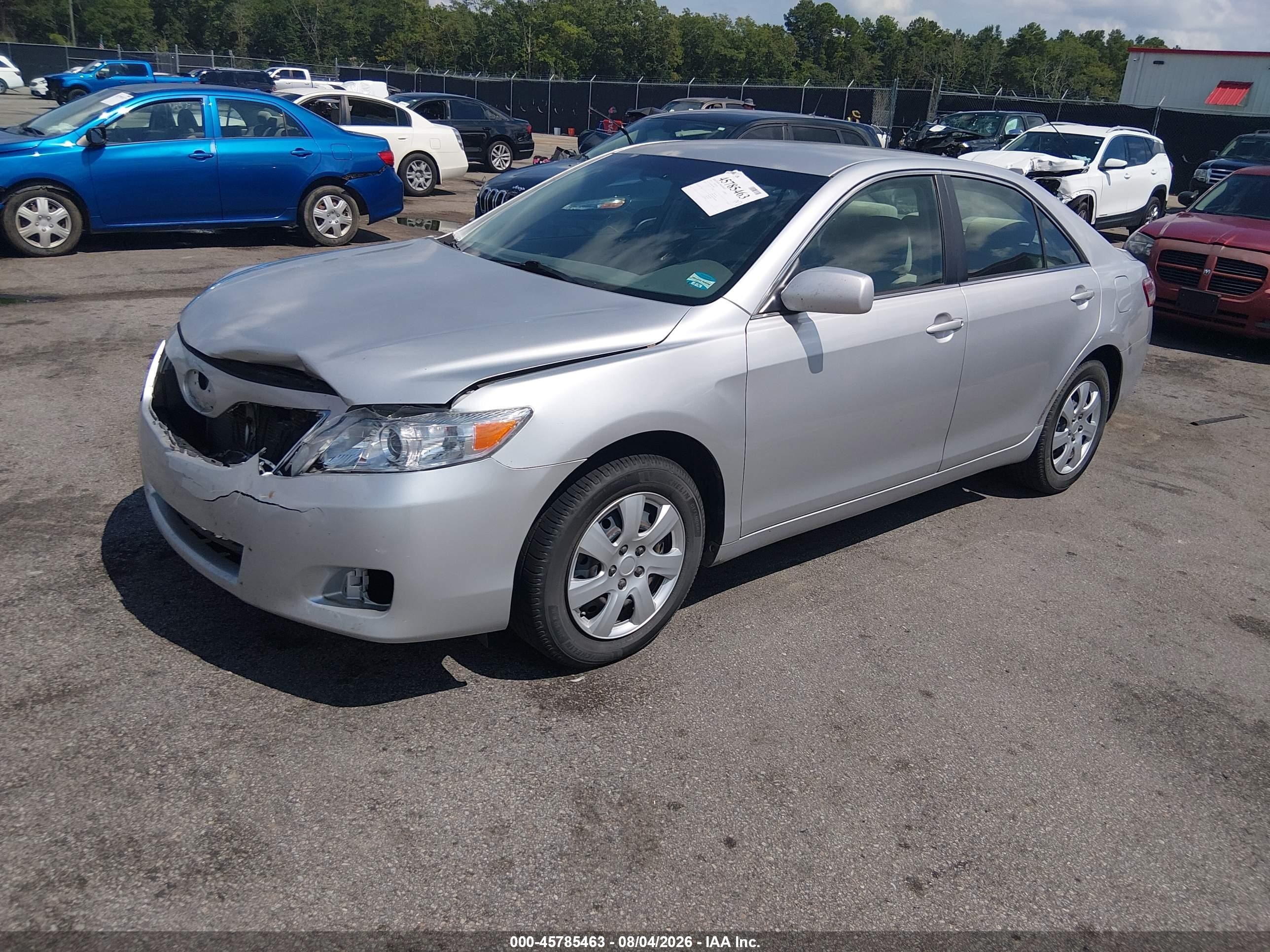 2011 Toyota Camry   Серебряный vin: 4T1BF3EK4BU708861