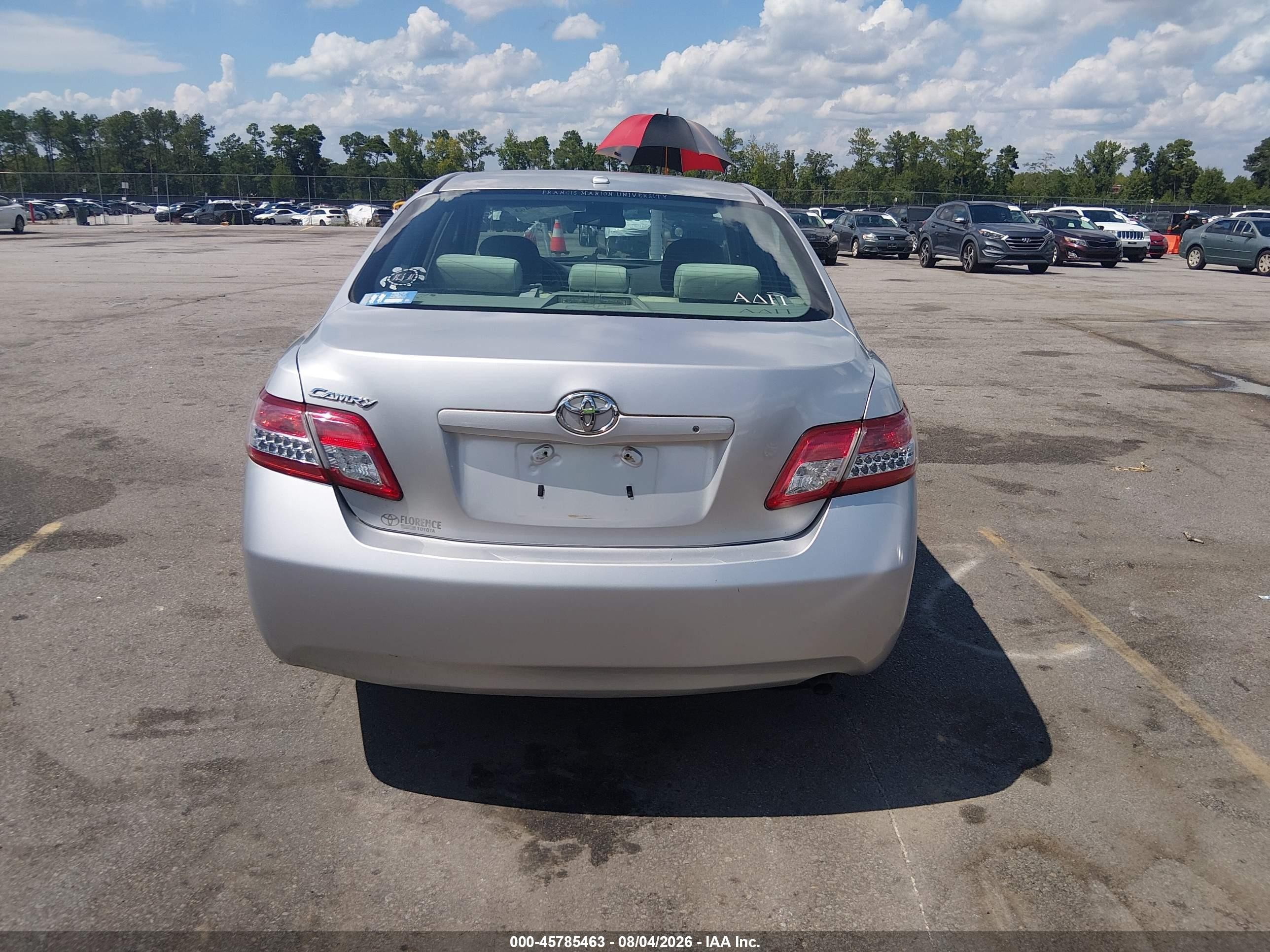 2011 Toyota Camry   Серебряный vin: 4T1BF3EK4BU708861