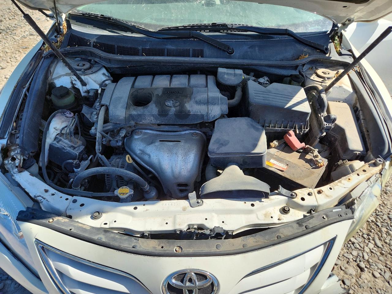 2011 Toyota Camry Le White vin: 4T1BF3EK4BU709086