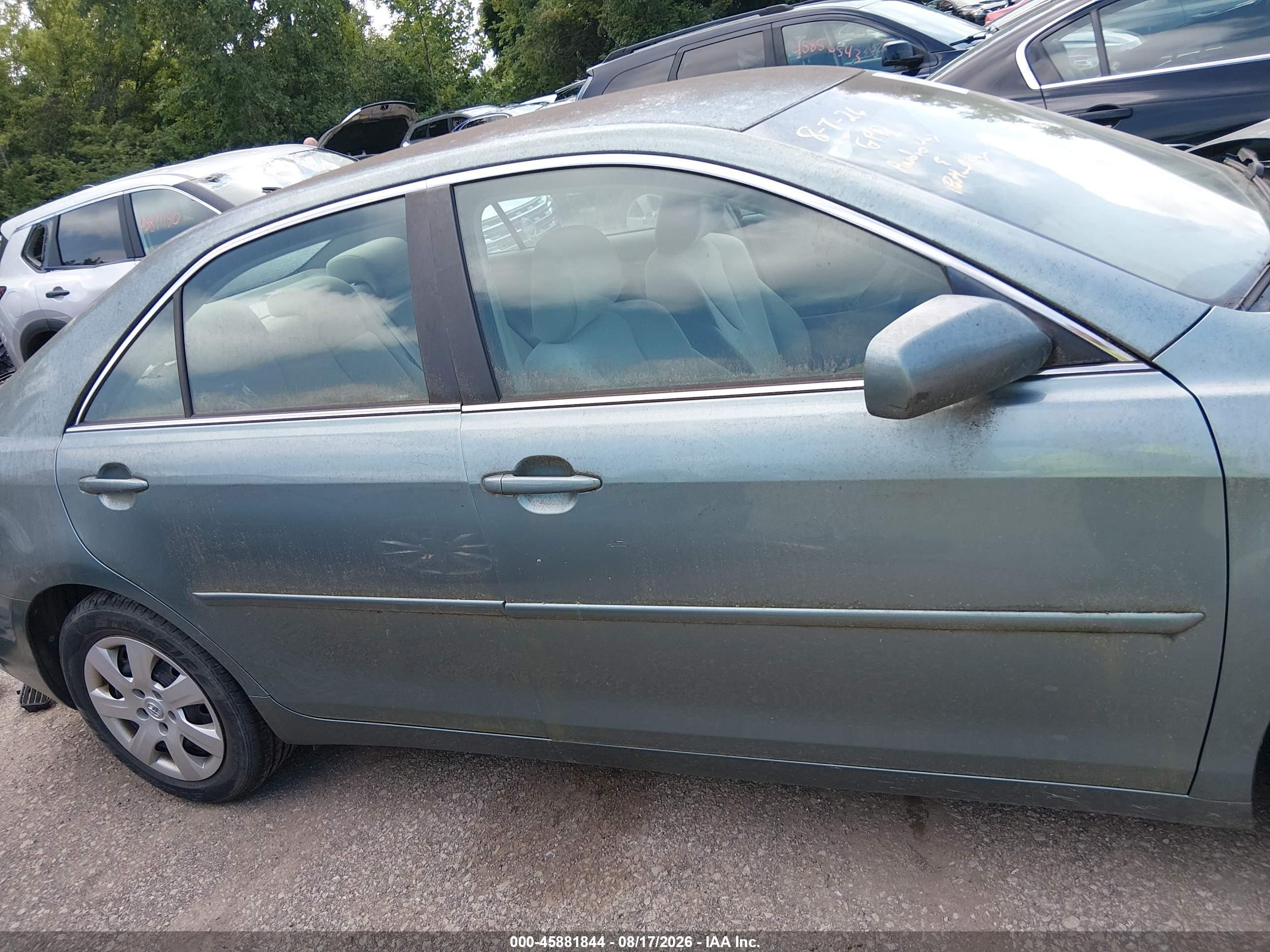 2011 Toyota Camry Le Зеленый vin: 4T1BF3EK4BU710397