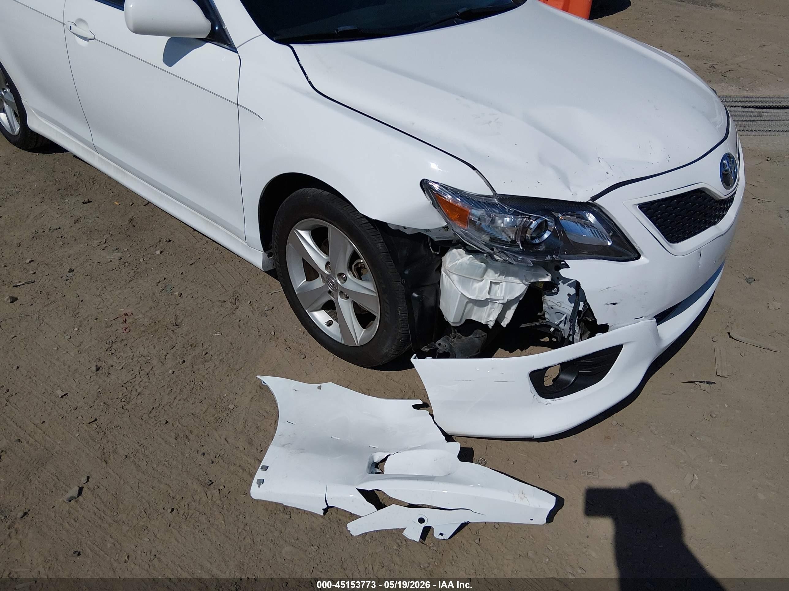 2011 Toyota Camry Se White vin: 4T1BF3EK4BU714837