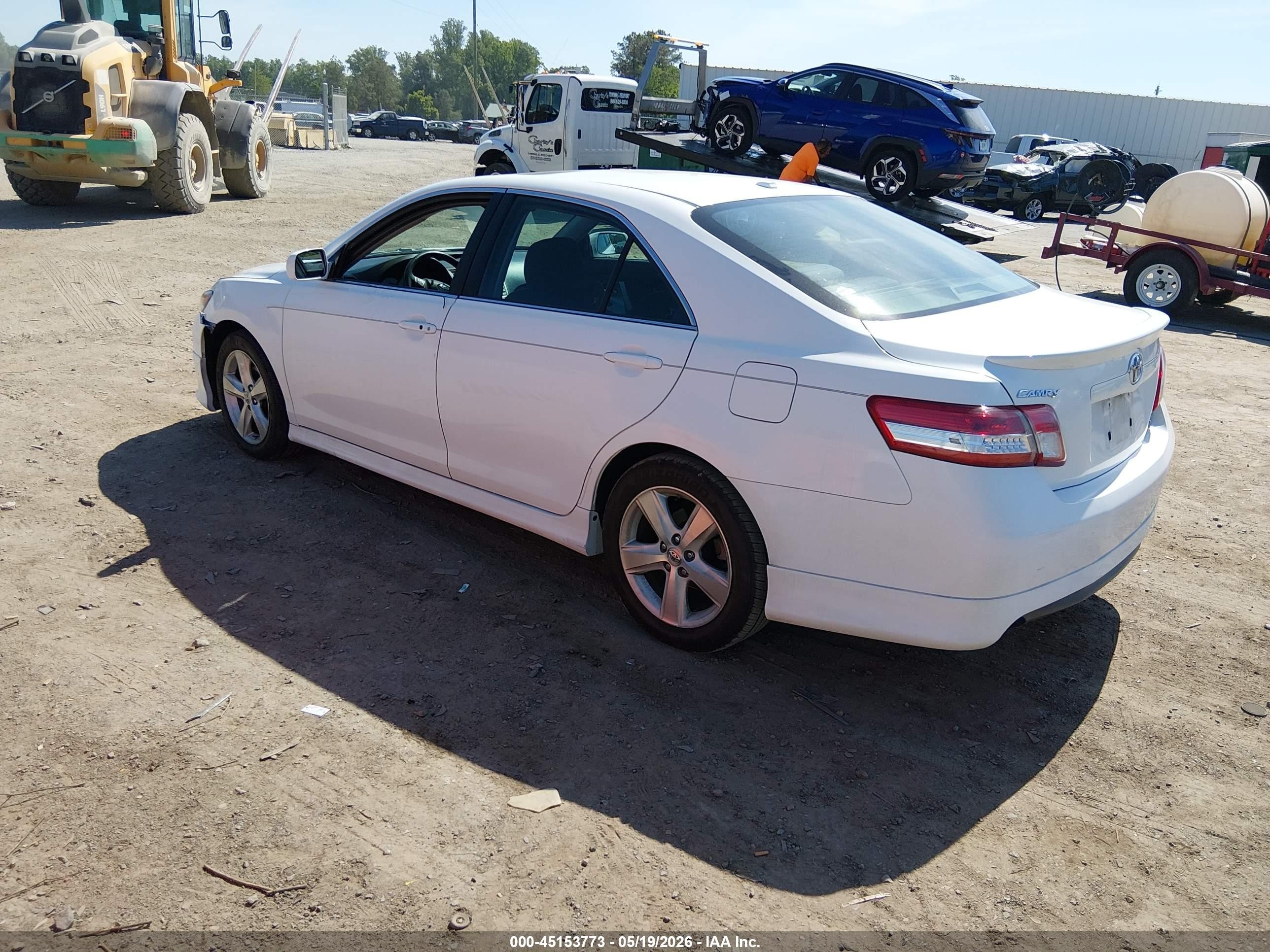 2011 Toyota Camry Se White vin: 4T1BF3EK4BU714837