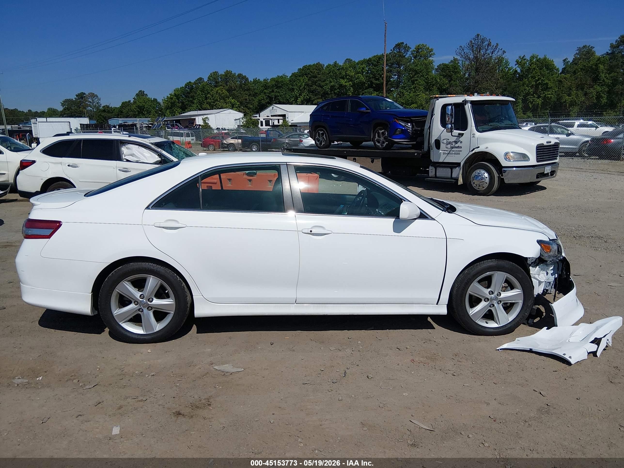 2011 Toyota Camry Se White vin: 4T1BF3EK4BU714837