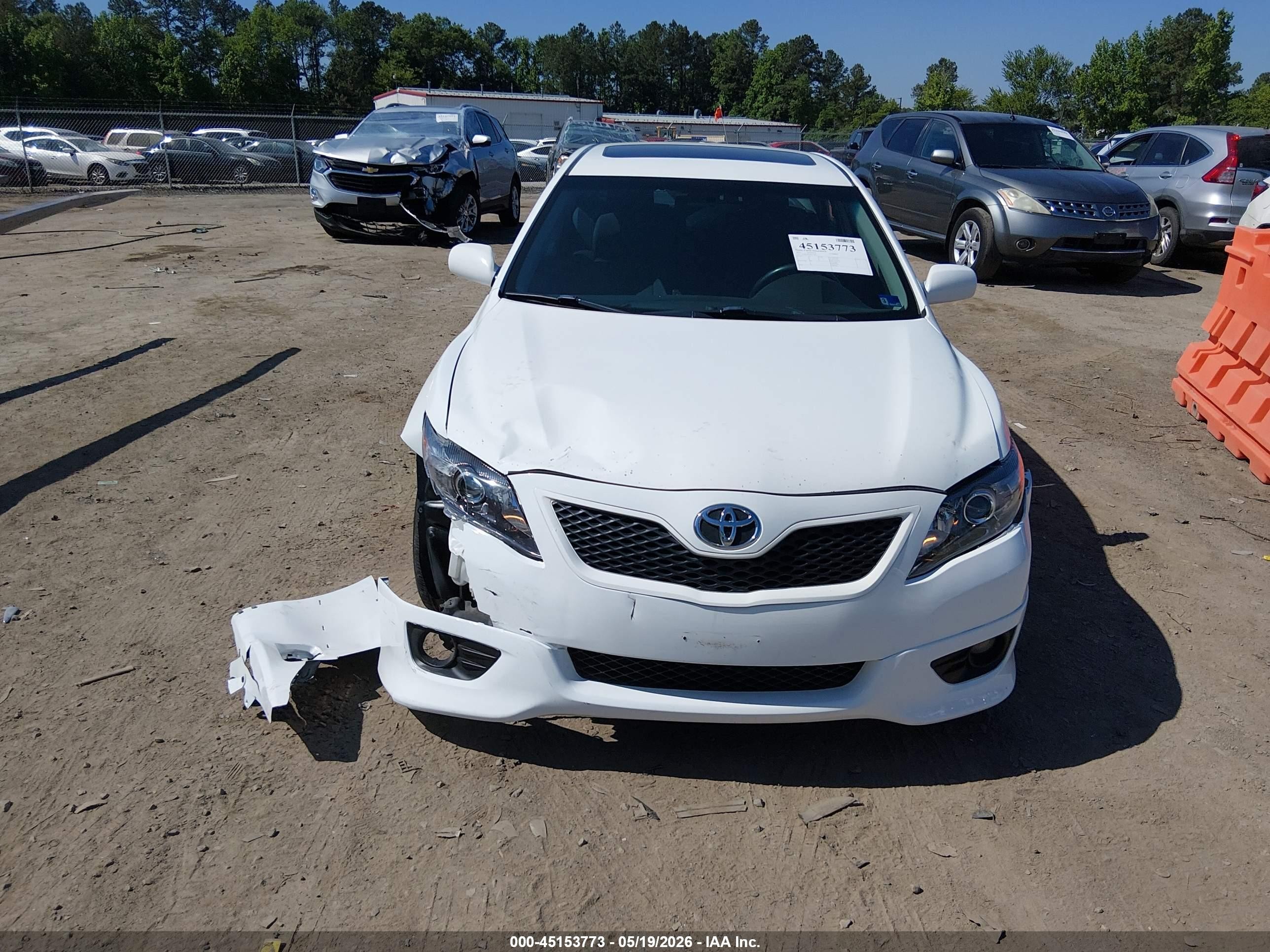 2011 Toyota Camry Se White vin: 4T1BF3EK4BU714837