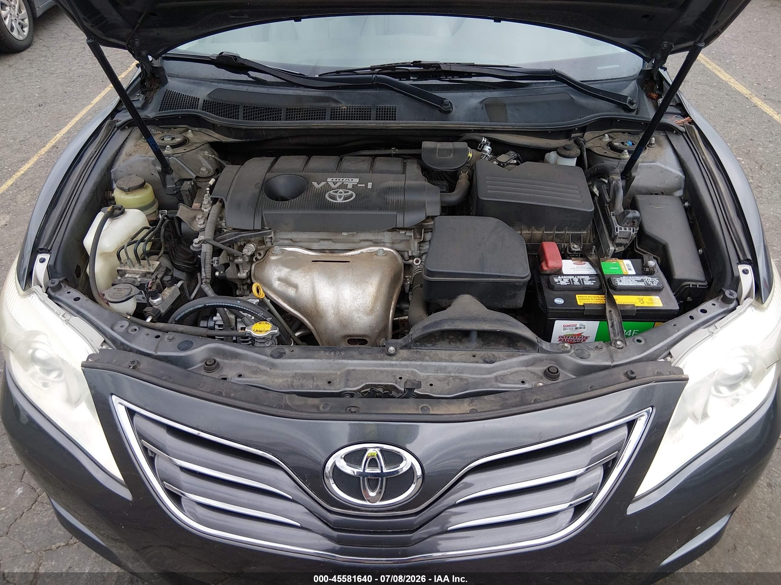 2010 Toyota Camry Xle Серый vin: 4T1BF3EK5AU004604