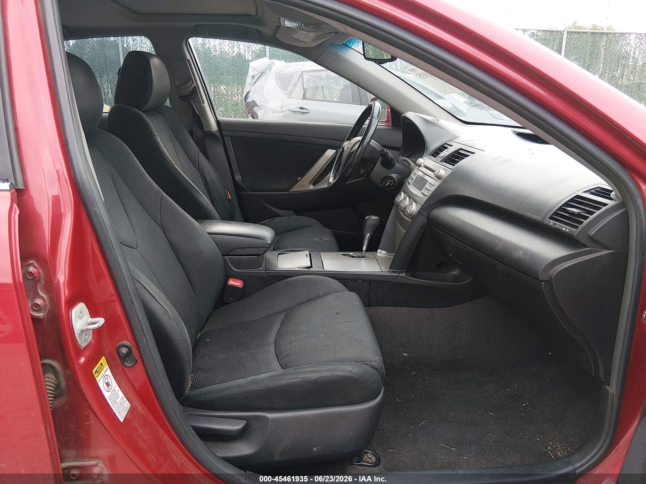 2010 Toyota Camry Se Red vin: 4T1BF3EK5AU097625