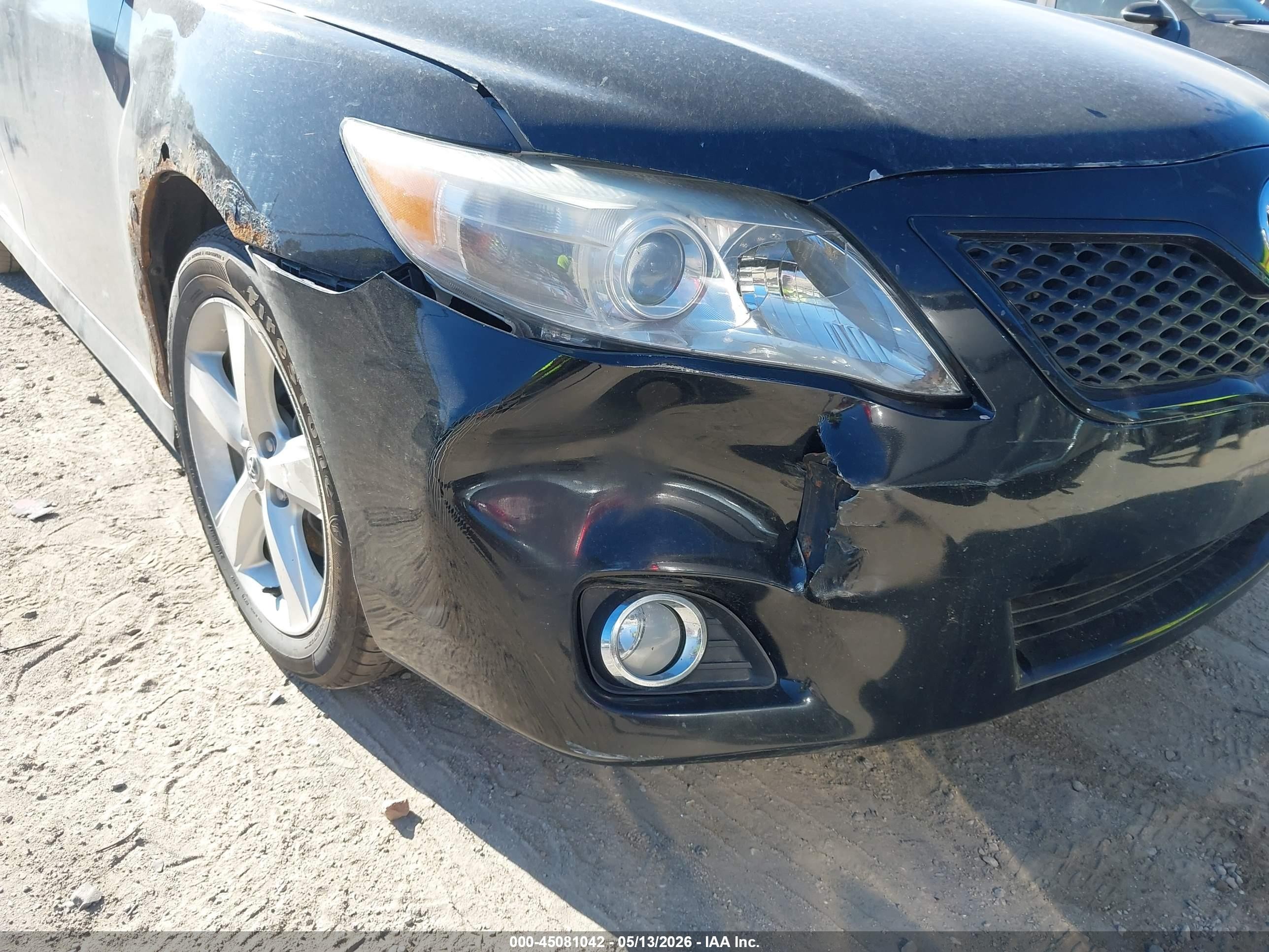 2010 Toyota Camry Se Black vin: 4T1BF3EK5AU505749