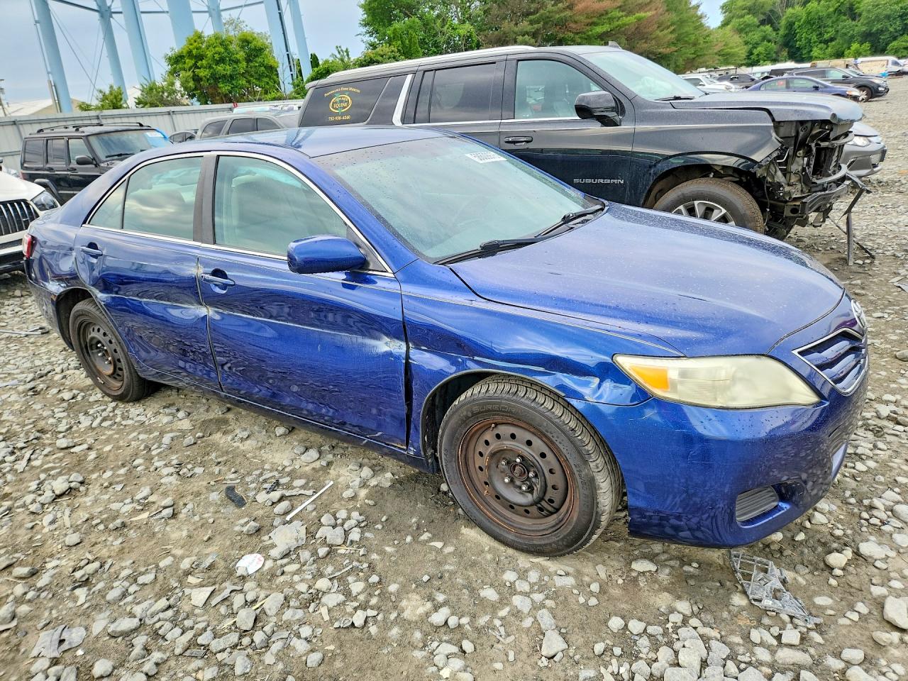 2010 Toyota Camry Base Синий vin: 4T1BF3EK5AU511583