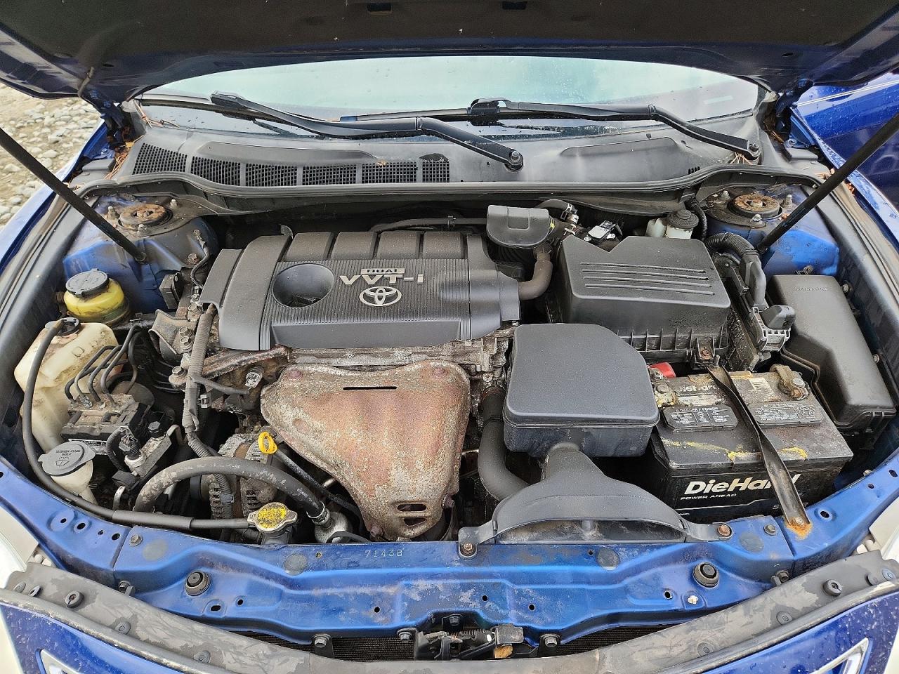 2010 Toyota Camry Base Синий vin: 4T1BF3EK5AU511583