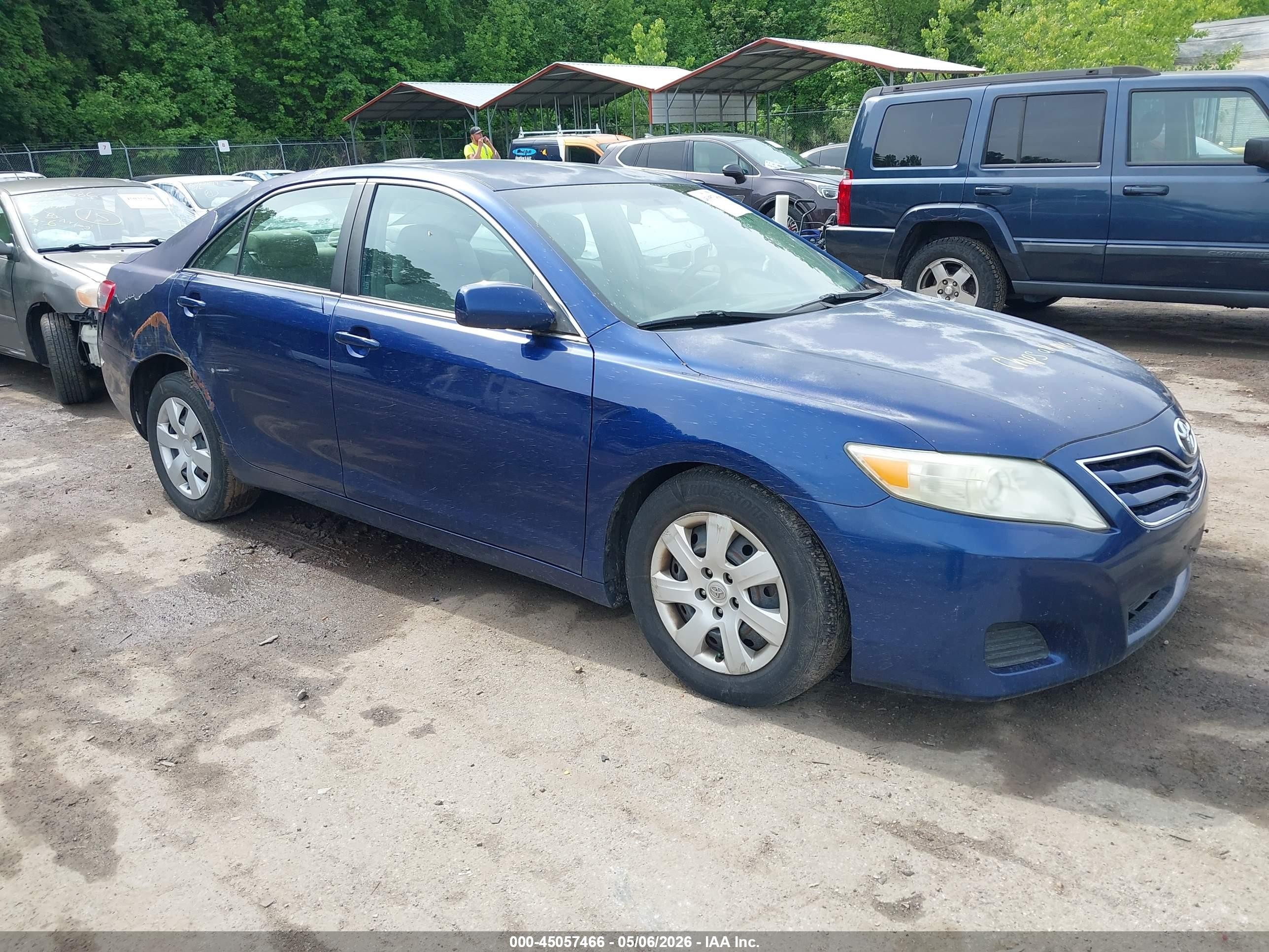 2010 Toyota Camry Le Black vin: 4T1BF3EK5AU524835