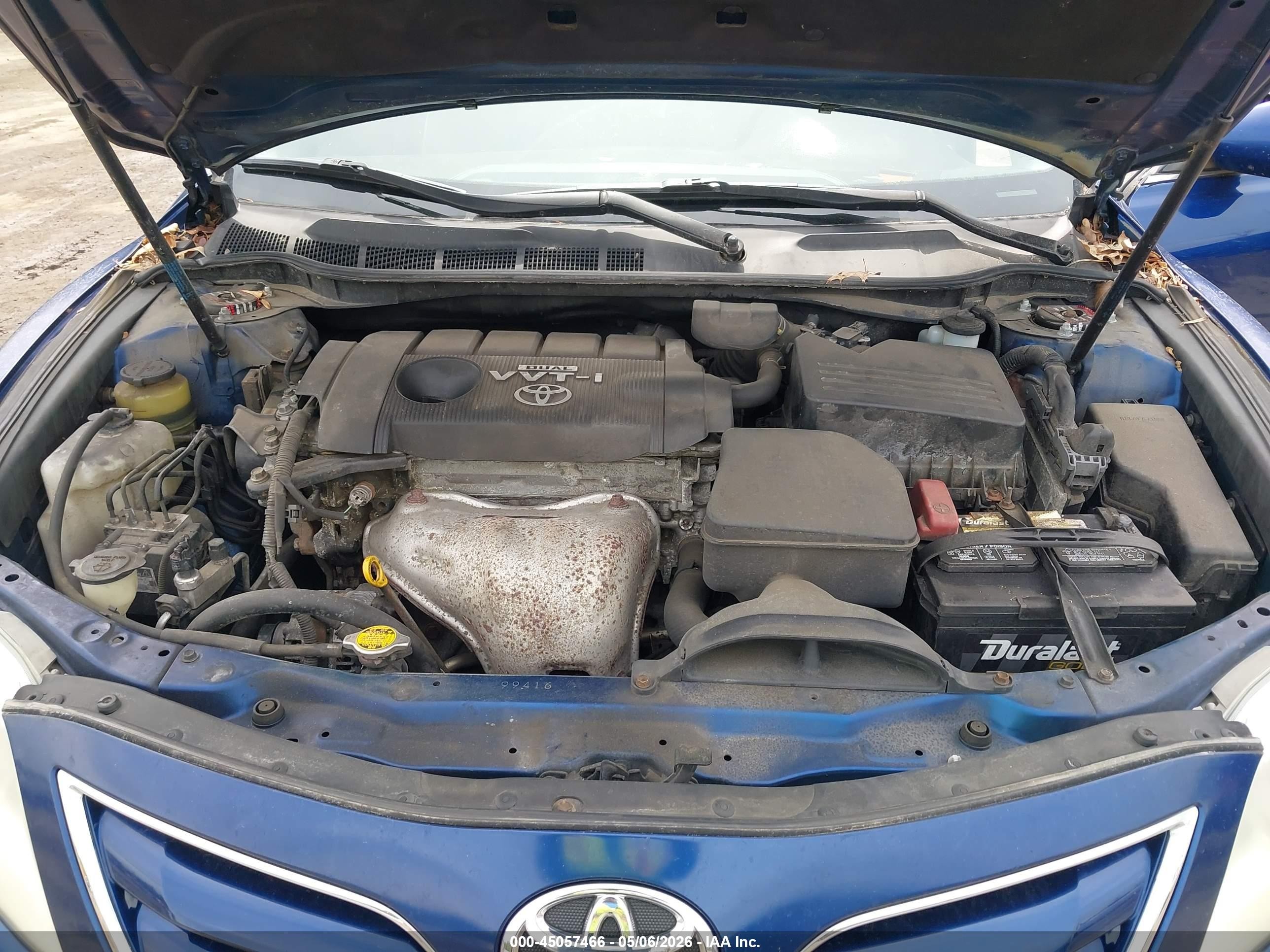 2010 Toyota Camry Le Black vin: 4T1BF3EK5AU524835