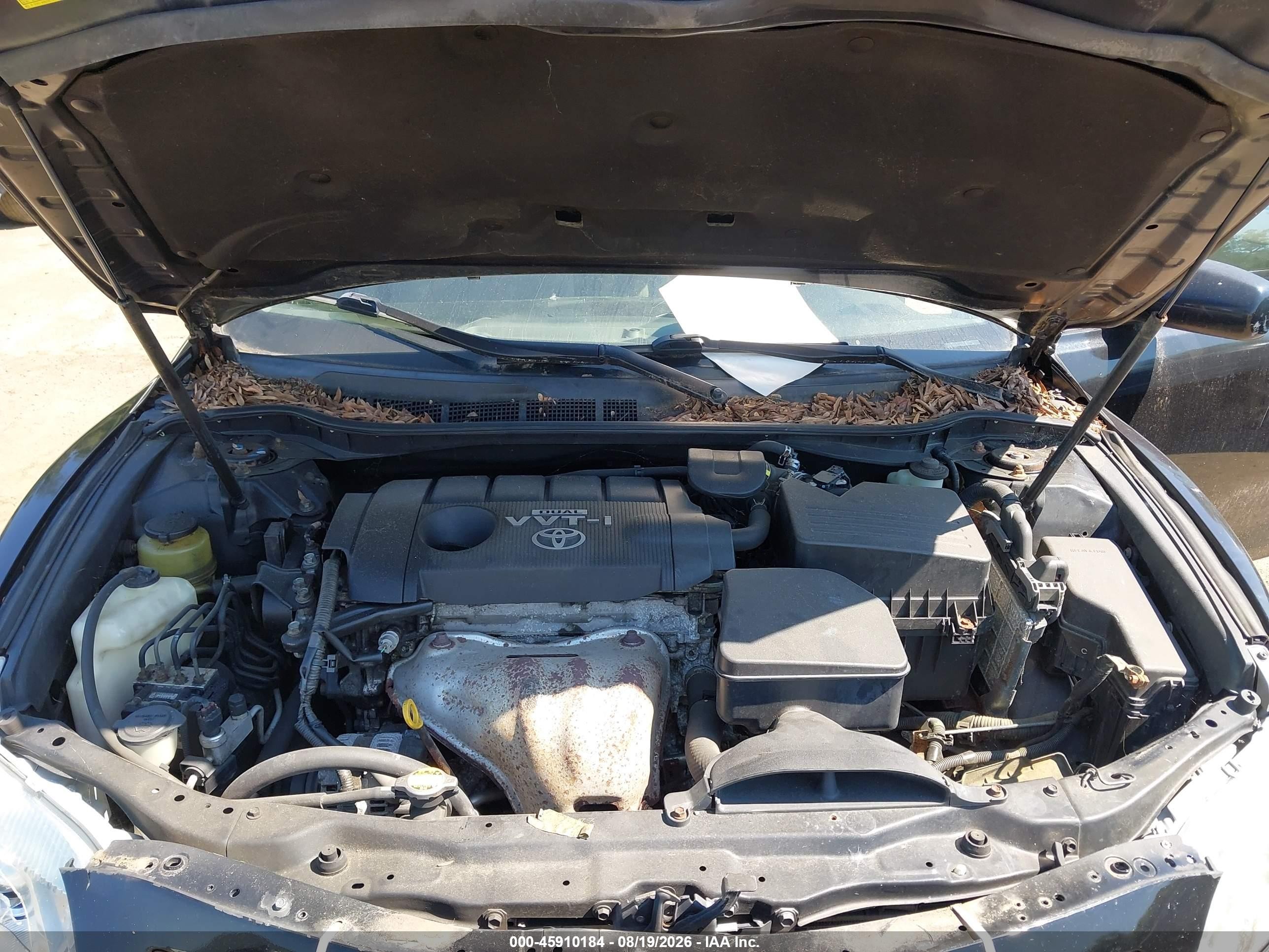 2010 Toyota Camry Le Black vin: 4T1BF3EK5AU535477