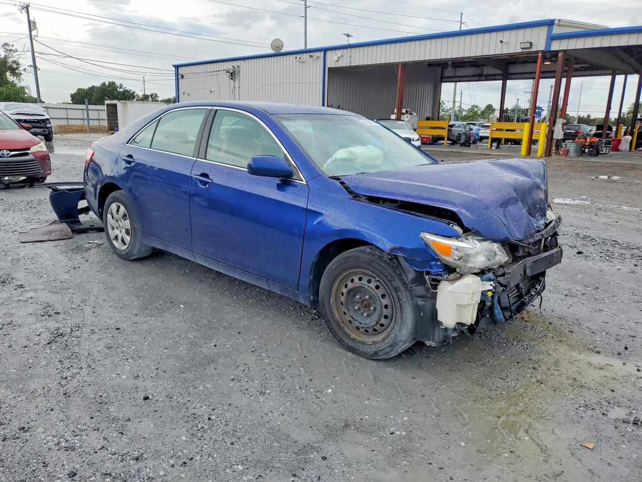 2010 Toyota Camry Le Blue vin: 4T1BF3EK5AU549041