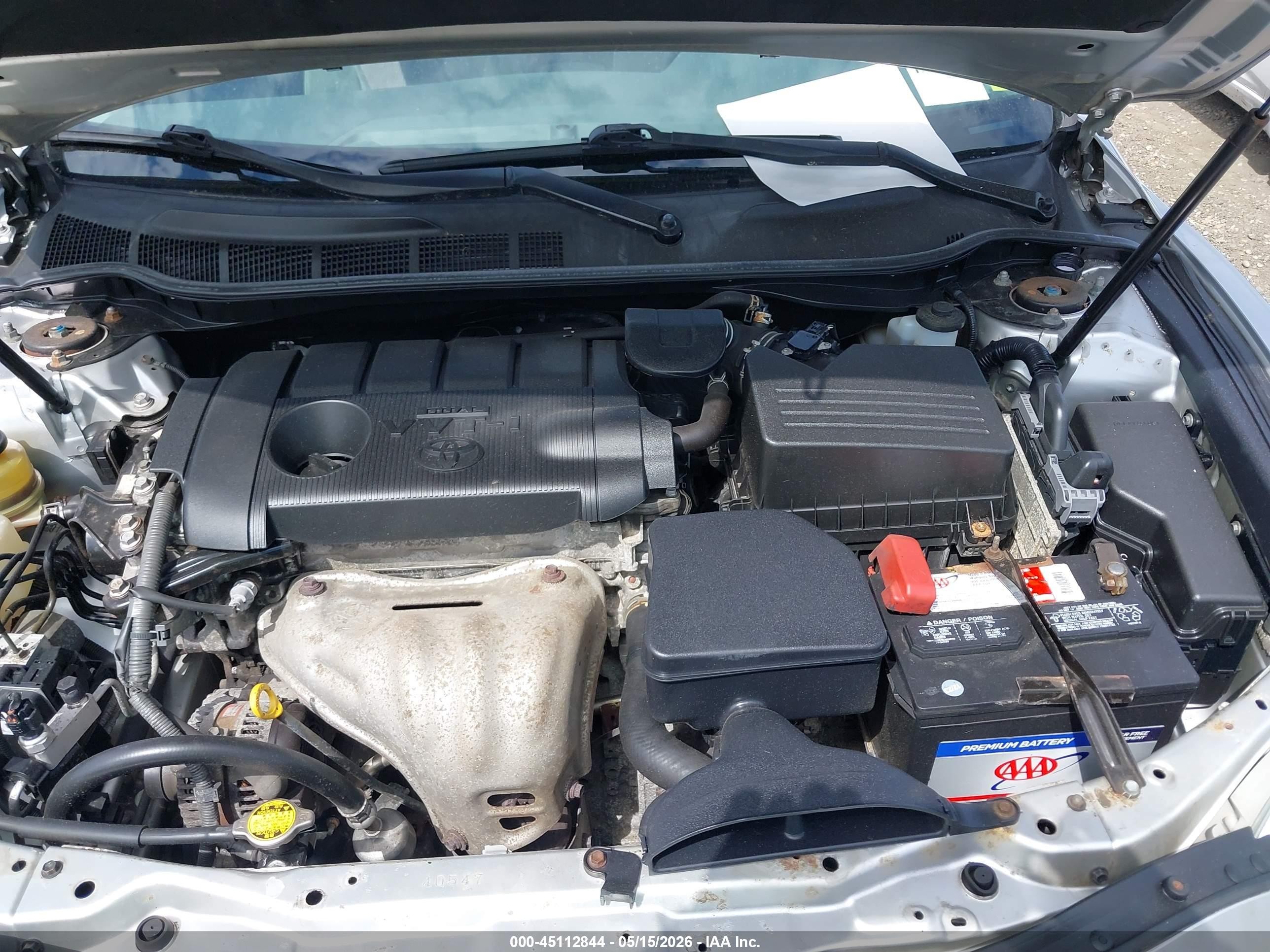 2011 Toyota Camry Le Silver vin: 4T1BF3EK5BU119771