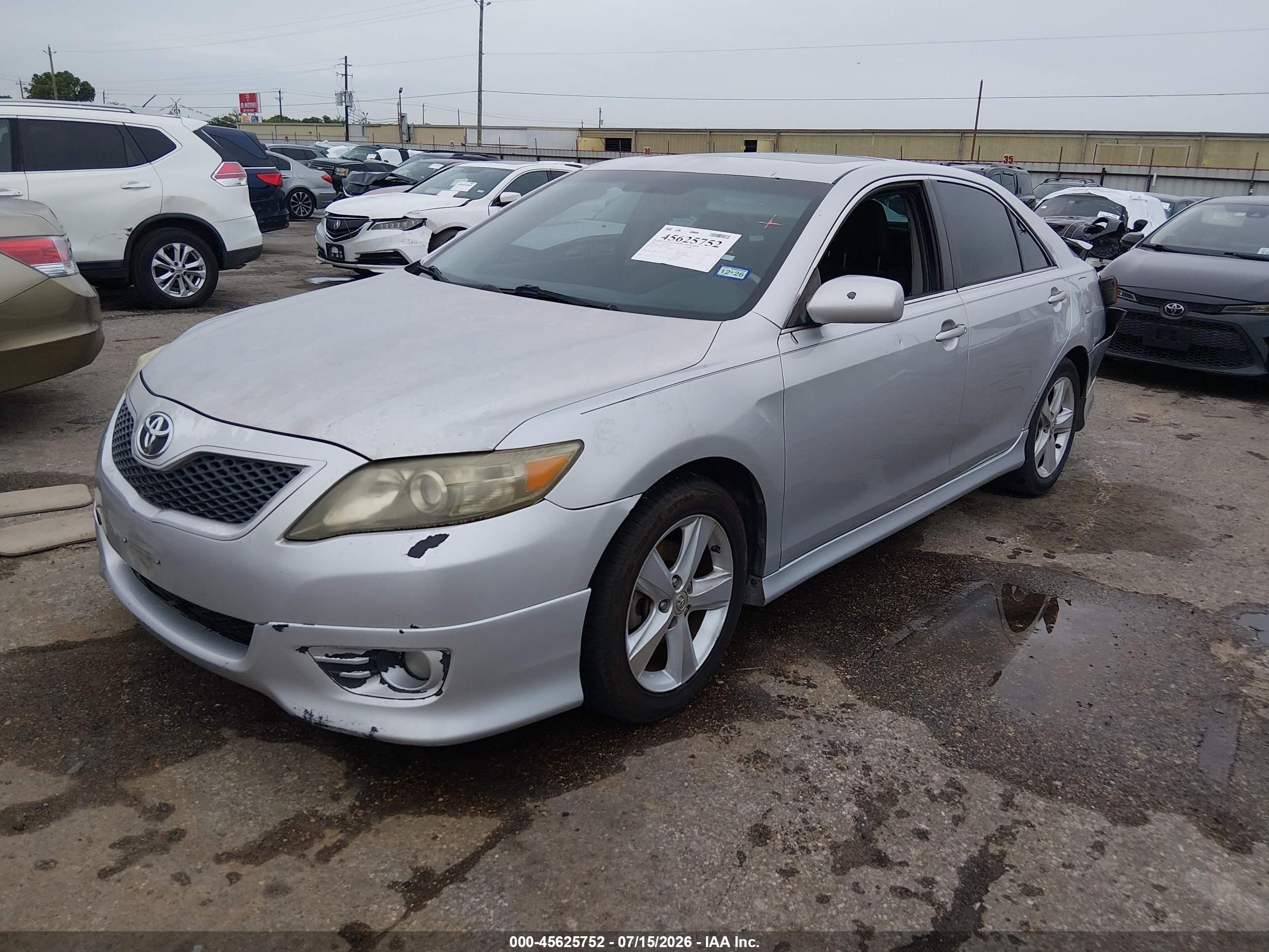 2011 Toyota Camry Se Silver vin: 4T1BF3EK5BU154536