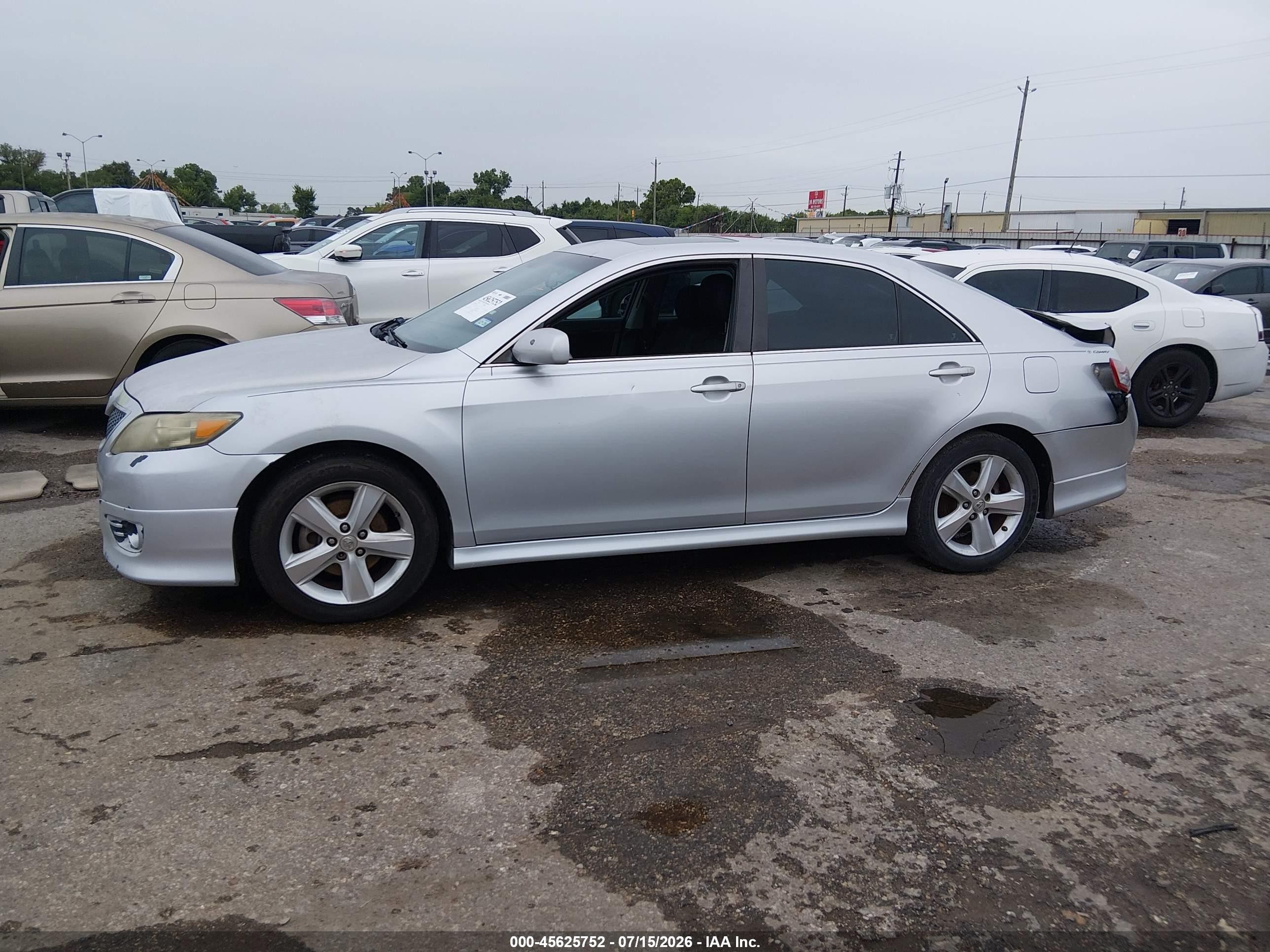 2011 Toyota Camry Se Silver vin: 4T1BF3EK5BU154536