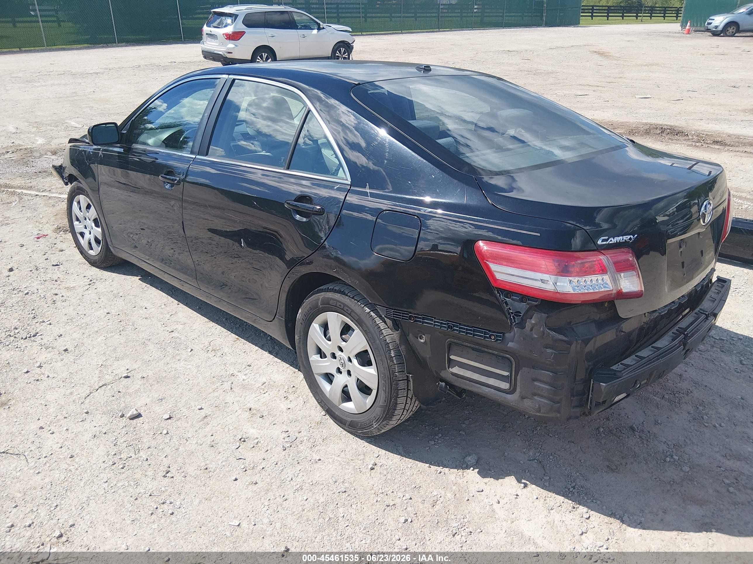 2011 Toyota Camry Le Black vin: 4T1BF3EK5BU174902