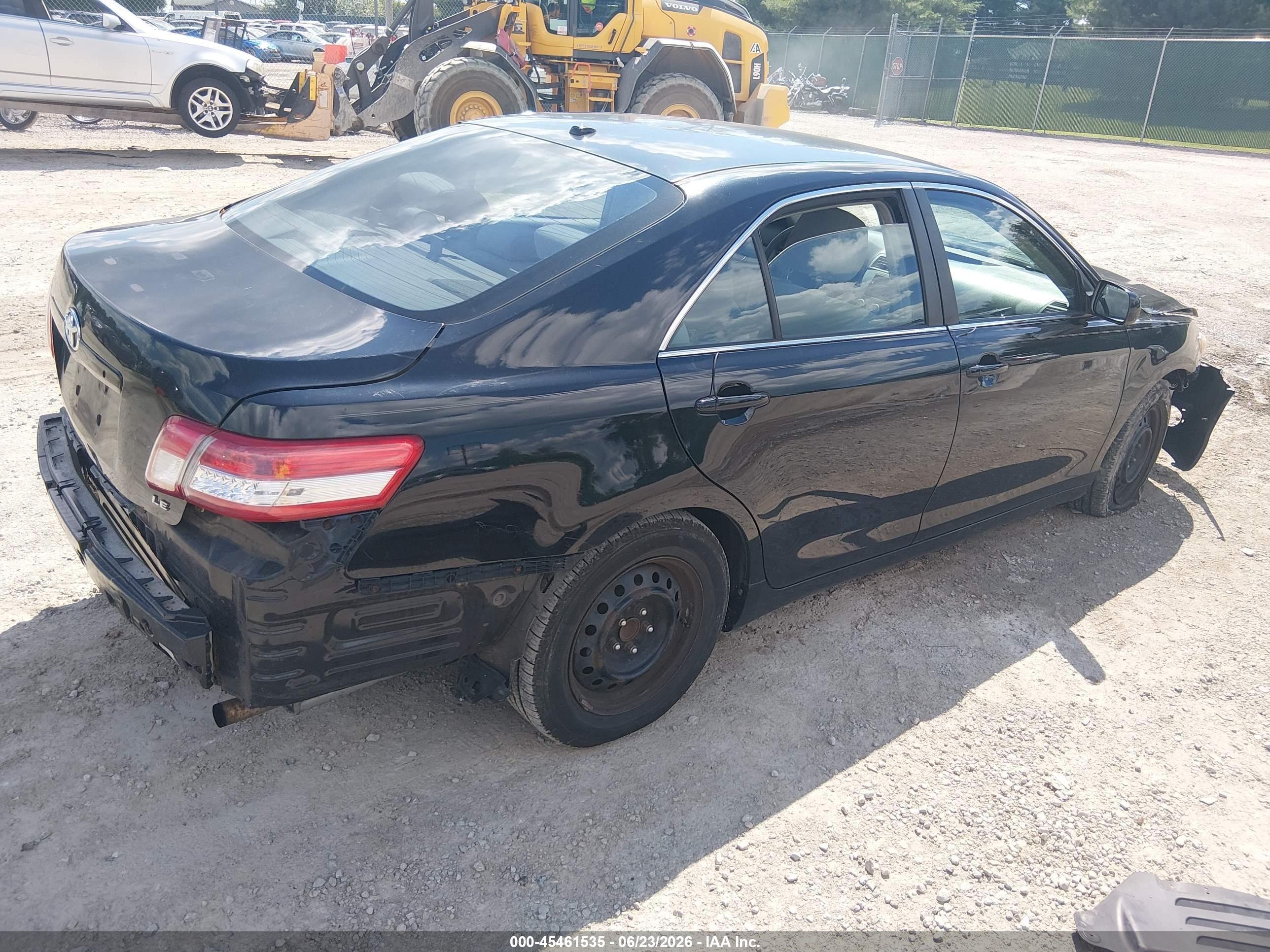 2011 Toyota Camry Le Black vin: 4T1BF3EK5BU174902