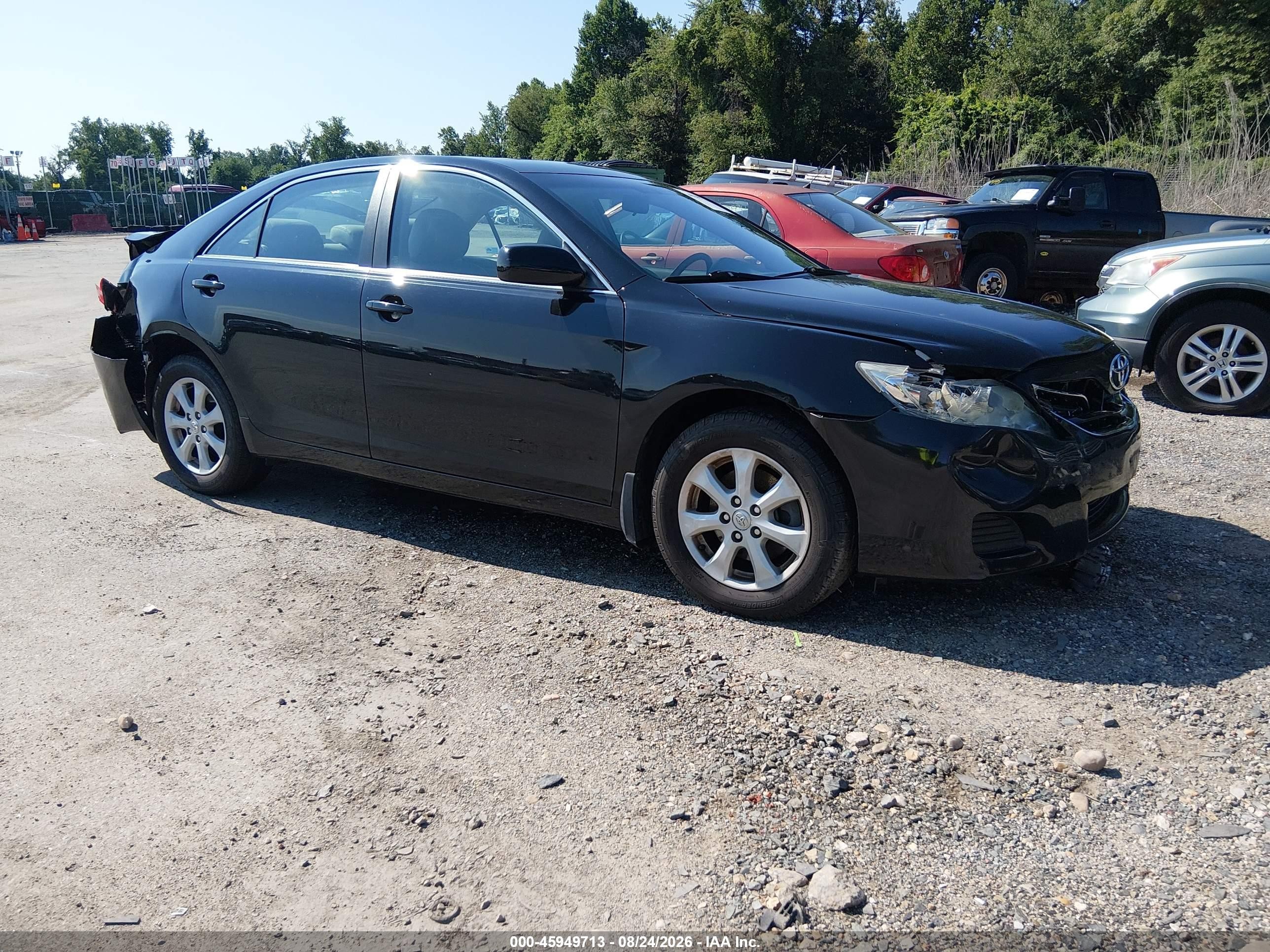 2011 Toyota Camry Le Black vin: 4T1BF3EK5BU190775