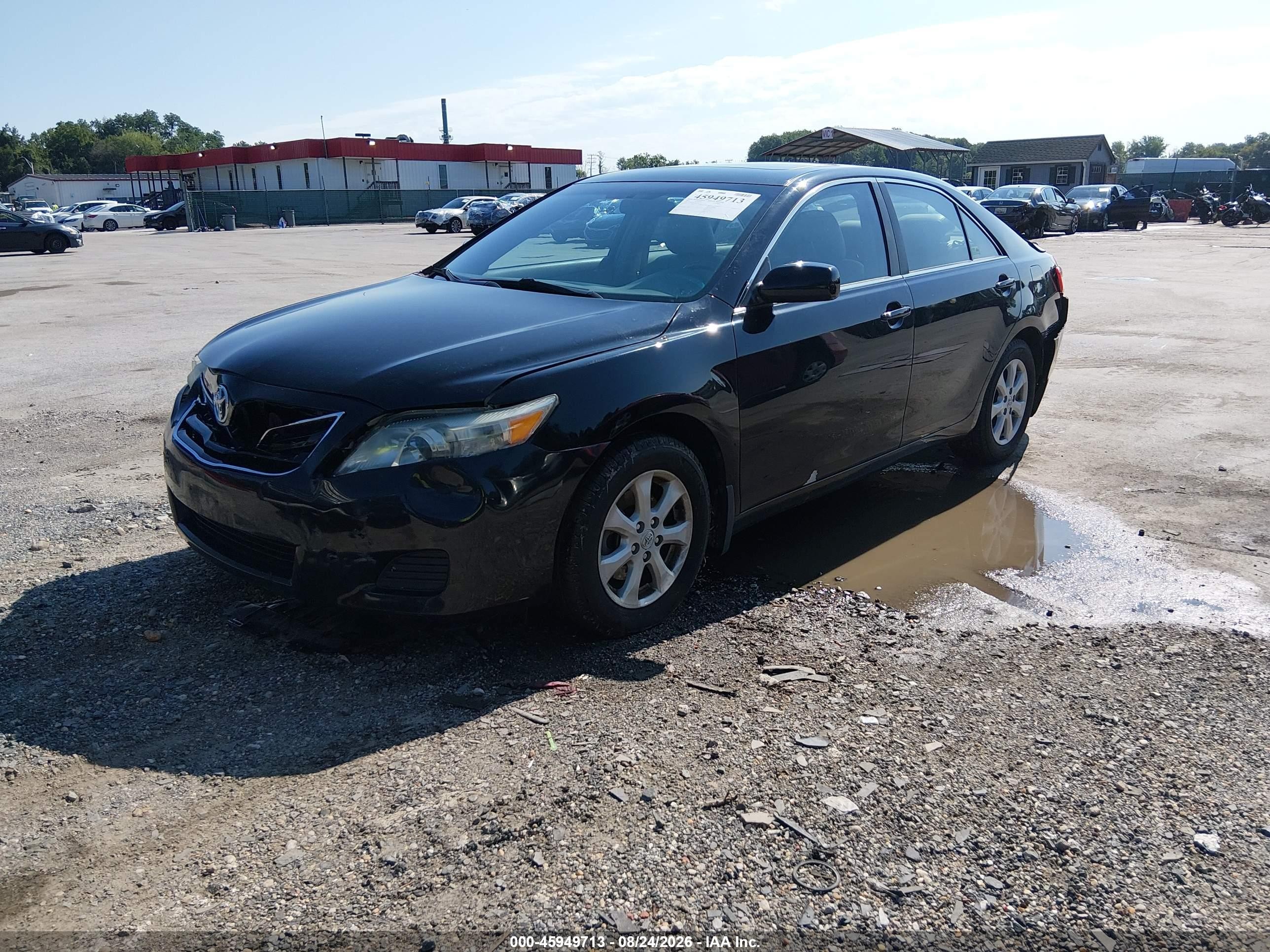 2011 Toyota Camry Le Black vin: 4T1BF3EK5BU190775