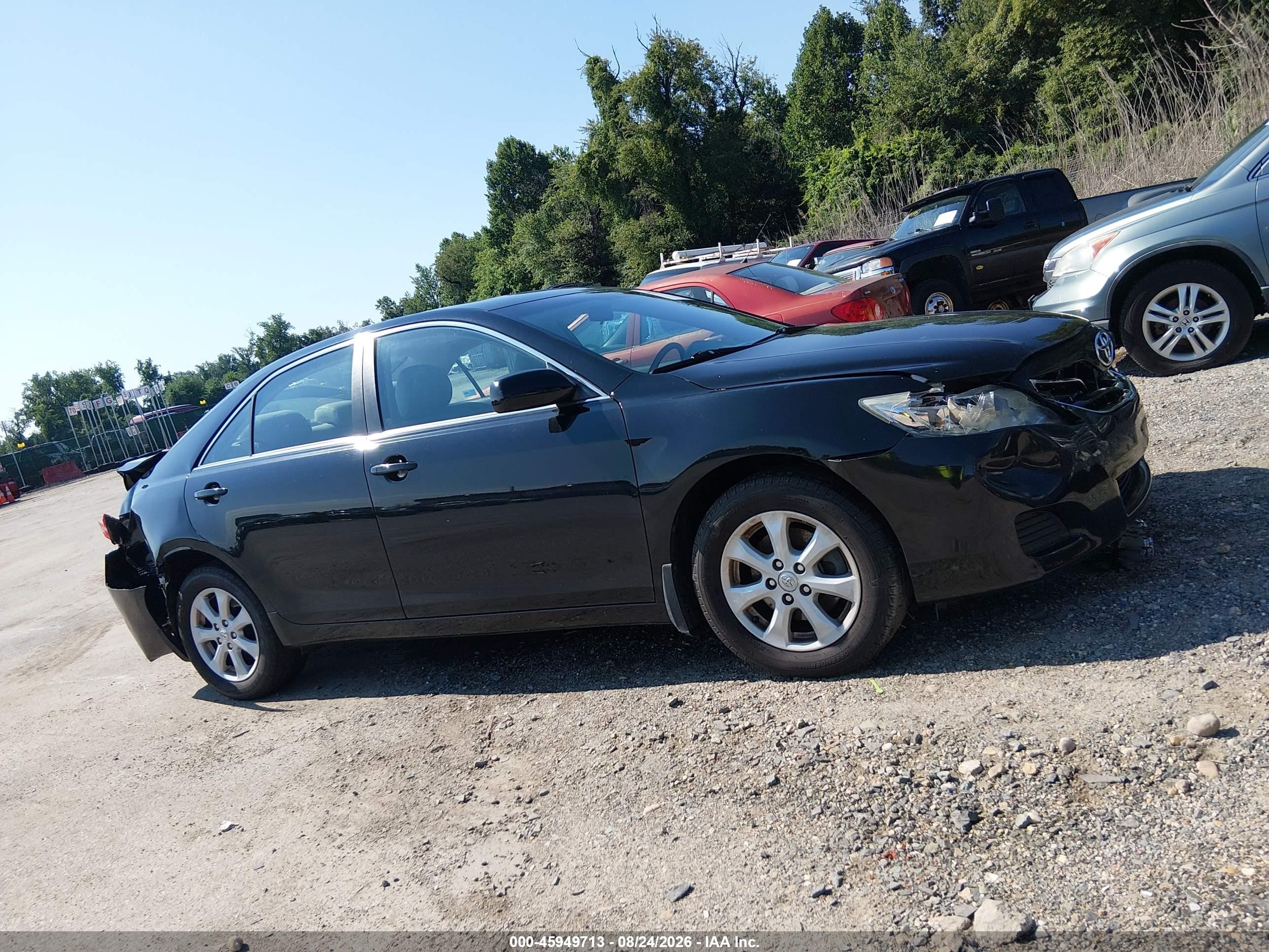 2011 Toyota Camry Le Black vin: 4T1BF3EK5BU190775